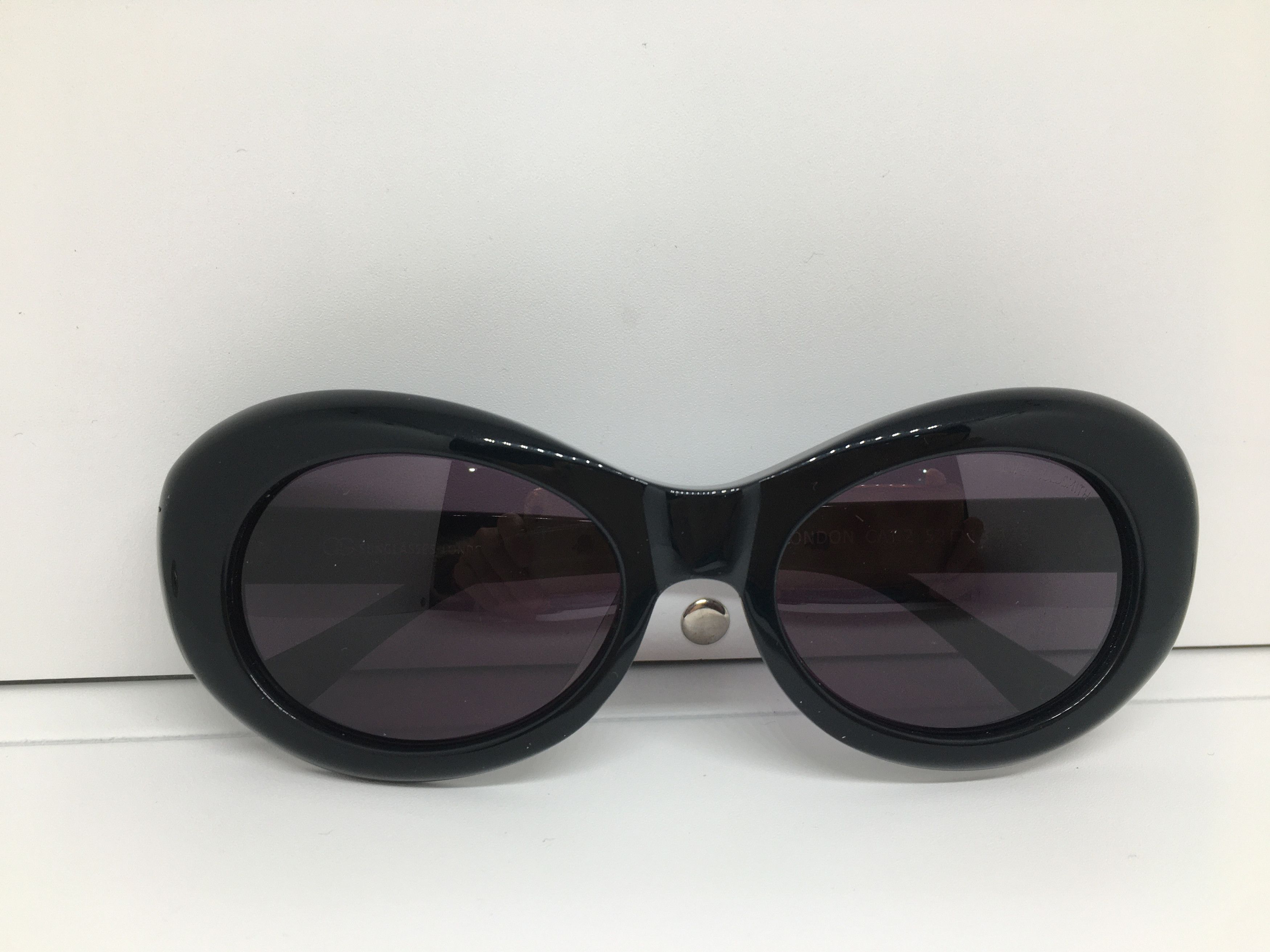 Vintage Oliver Gold Smith Black Jackio Sunglasses Frame Size ONE SIZE - 8 Thumbnail