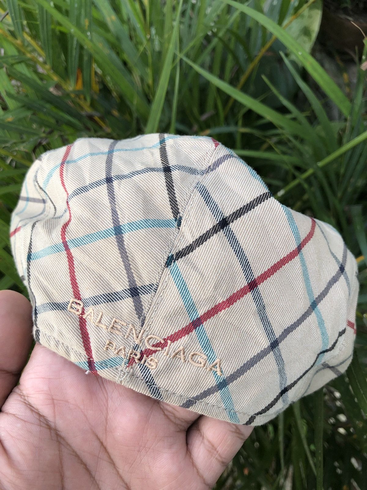 Balenciaga × Vintage ⚡️RARE VTG ⚡️BALENCIAGA FLATCAP CLASSIC MODE Size ONE SIZE - 2 Thumbnail