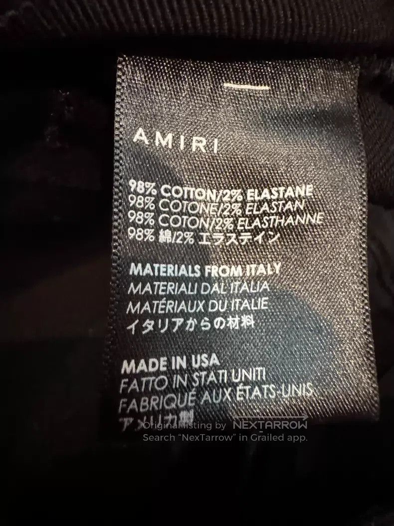 Amiri Amiri Classic sequined stripe patchwork denim jeans size 3 Size US 32 / EU 48 - 4 Thumbnail