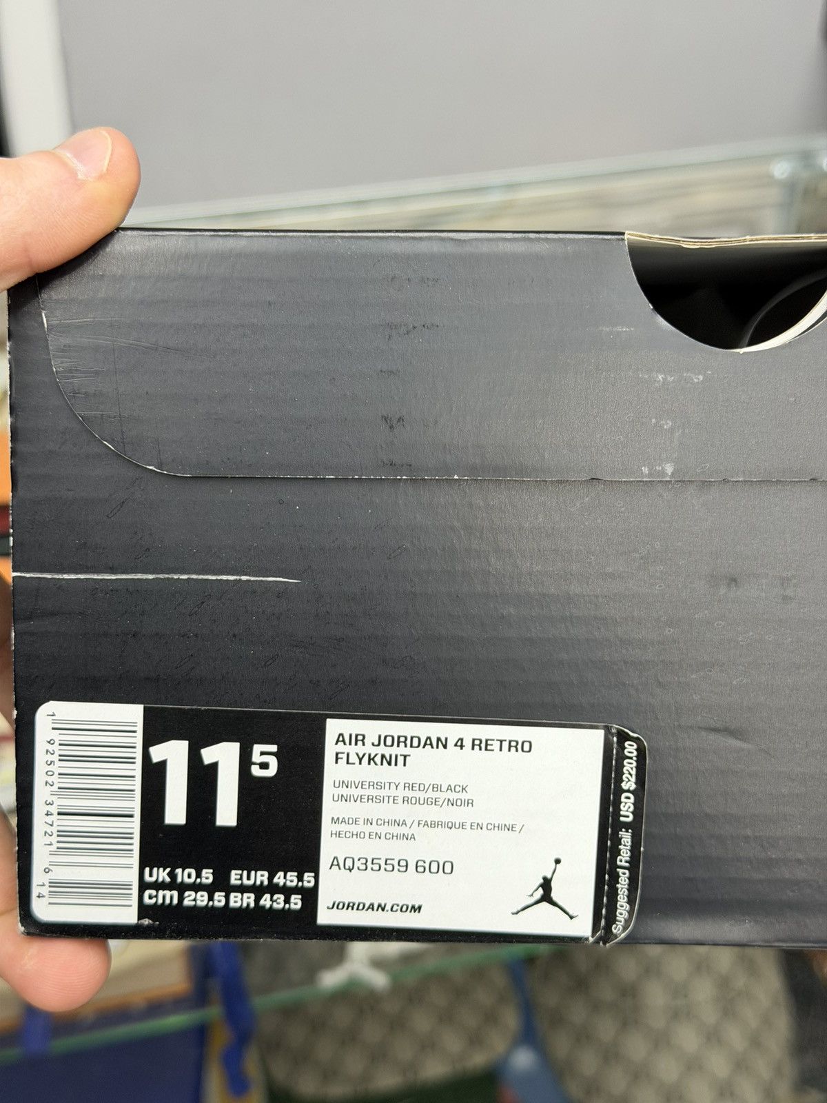 Jordan Brand Size 11.5 - Jordan 4 Retro Flyknit Red Size US 11.5 / EU 44-45 - 11 Thumbnail
