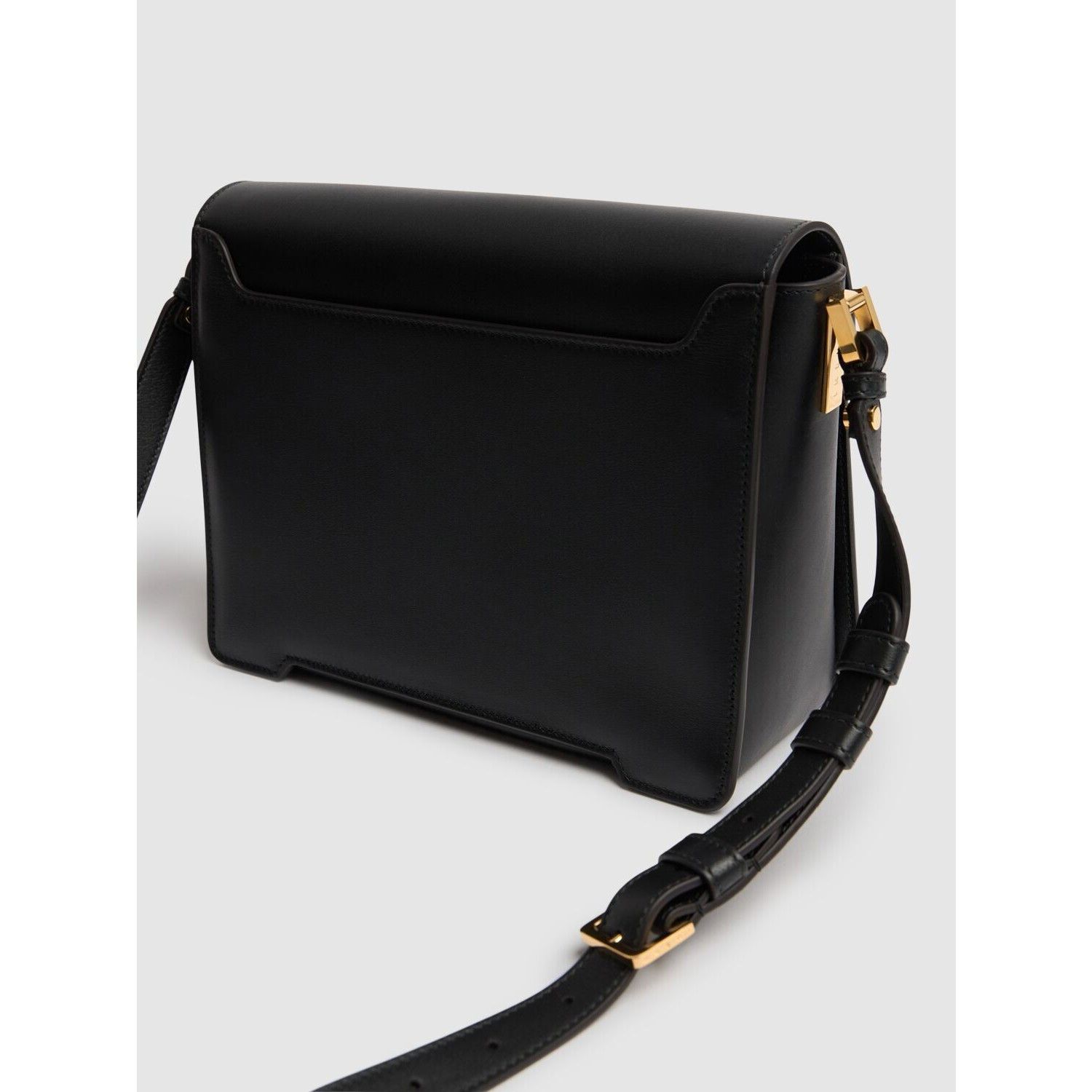 Marni MARNI Trunkaroo Medium Black Leather Shoulder Bag New Size ONE SIZE - 3 Thumbnail