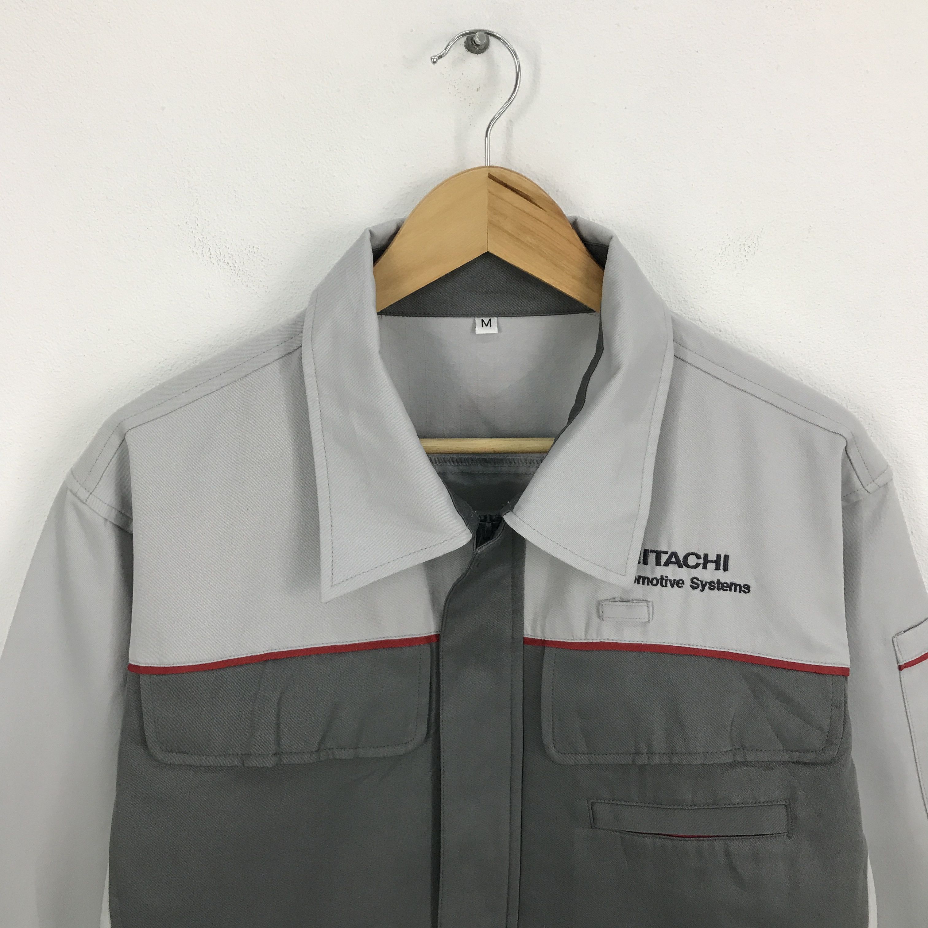 Japanese Brand Vtg Hitachi automation system work uniform jacket Size US M / EU 48-50 / 2 - 2 Thumbnail