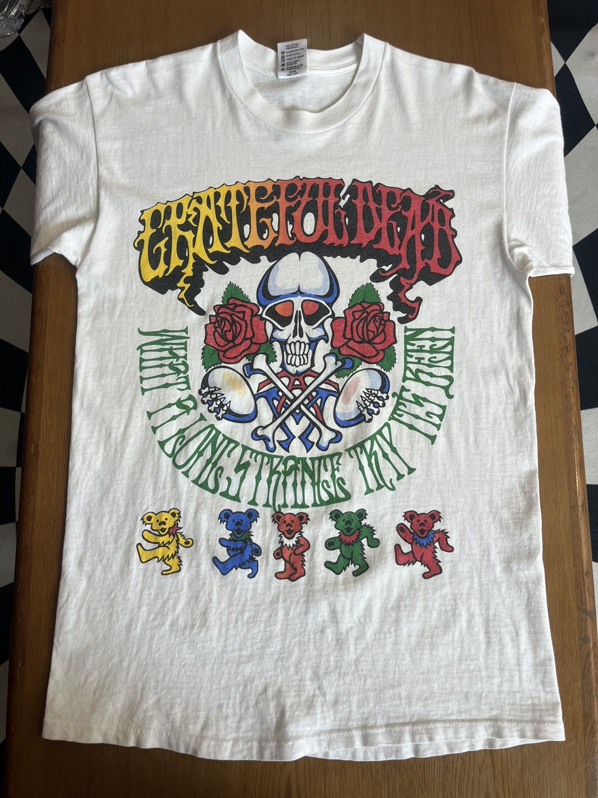 Grateful Dead Vintage GRATEFUL DEAD what Alones Strance Trip It’s Been 90’ Size US L / EU 52-54 / 3 - 4 Thumbnail