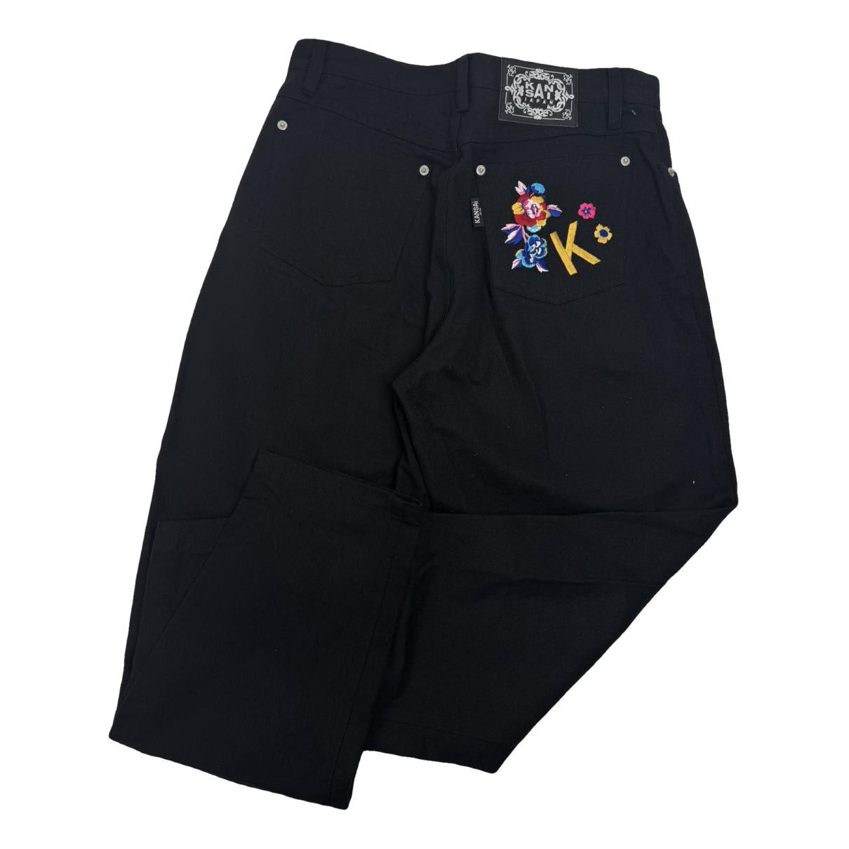 Kansai Yamamoto Black Denim - Jeans Trouser Size 30" / US 8 / IT 44 - 1 Thumbnail