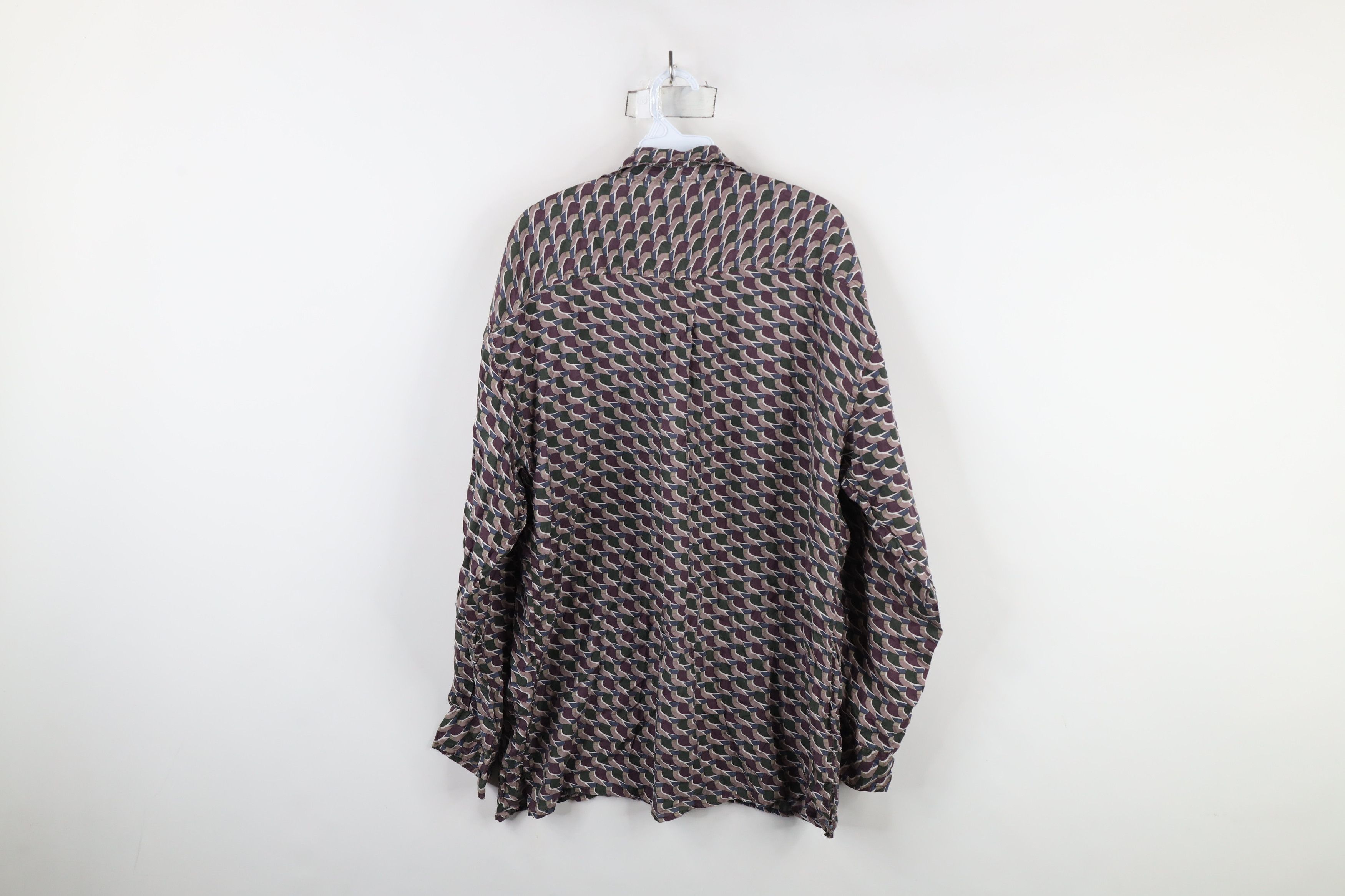 Vintage Vintage 90s Streetwear Long Sleeve Collared Button Shirt Size US L / EU 52-54 / 3 - 8 Thumbnail