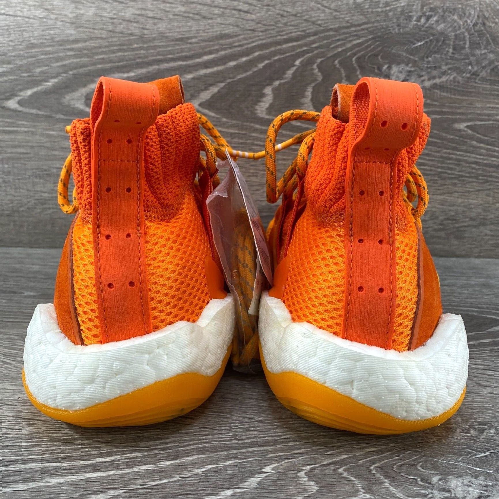 Adidas Adidas Crazy BYW X EG7728 Orange Basketball Men’s Size 6 - Pharrell Williams x Adidas EG7728 Sneakers Mid Top Suede Rubber Size US 6 / EU 39 - 7 Thumbnail