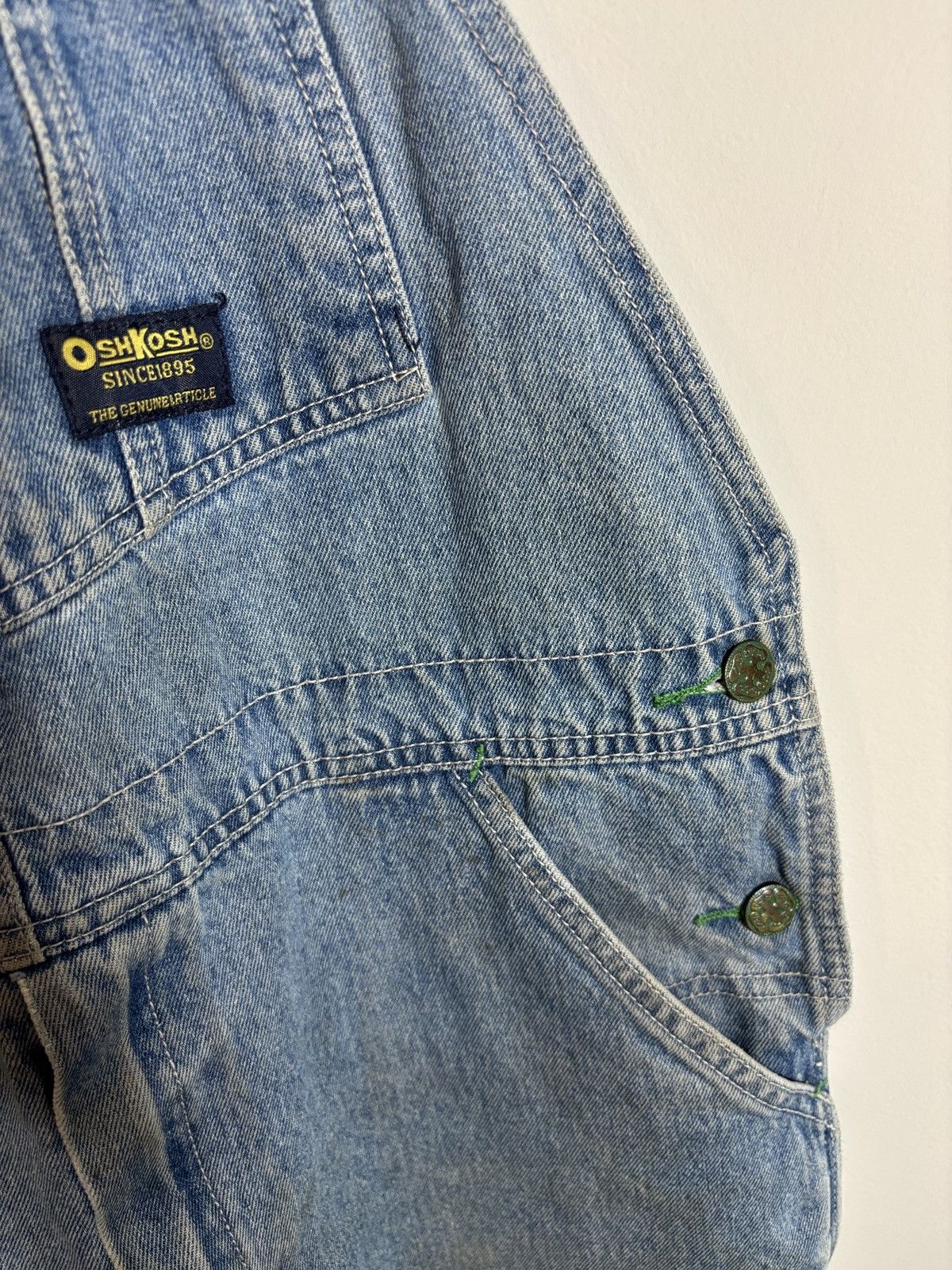 Oshkosh Vintage Oshkosh Denim Overalls Workwear 36x30 Size US 36 / EU 52 - 3 Thumbnail
