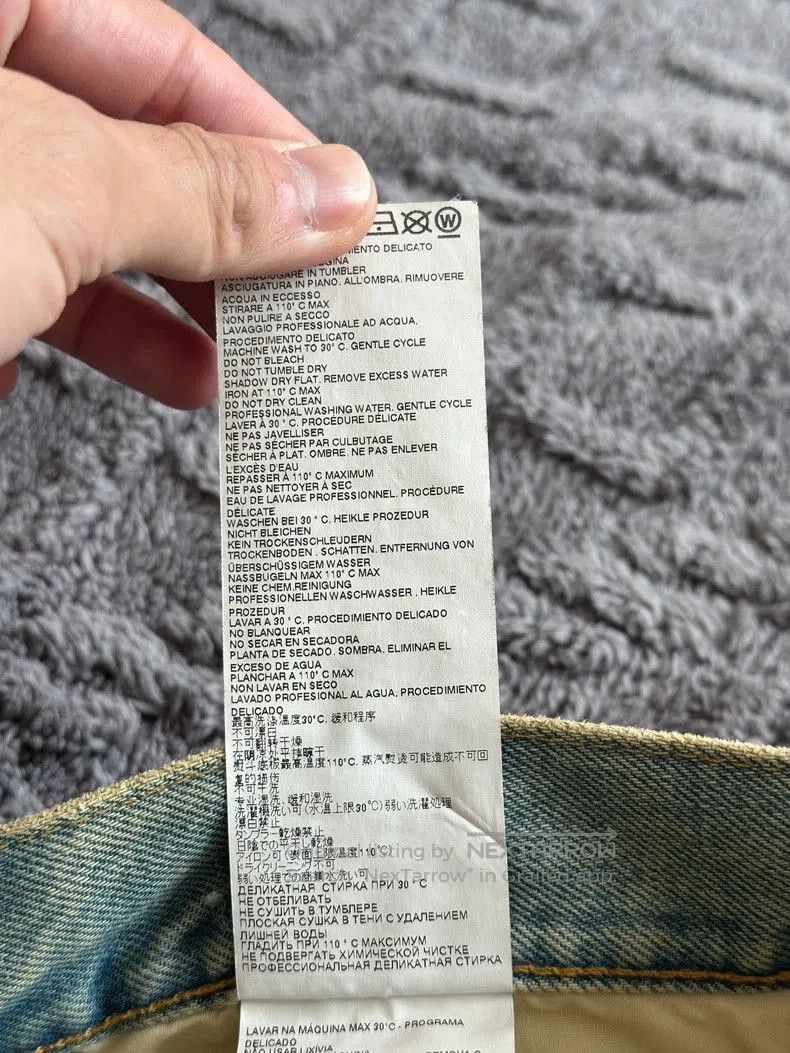 Maison Margiela Maison Margiela Blue Denim Pants Size 30. Size US 30 / EU 46 - 5 Thumbnail
