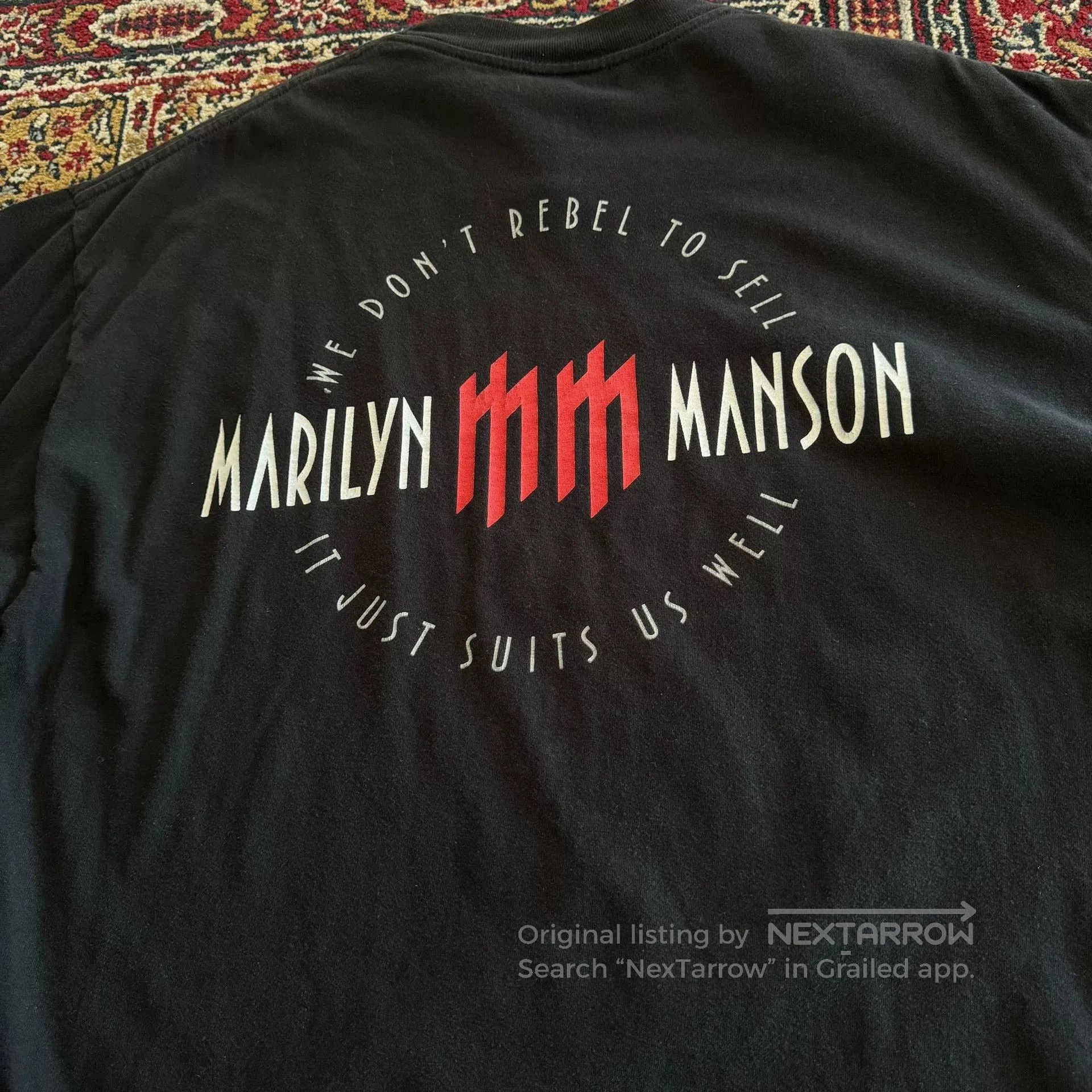 Marilyn Manson Marilyn Manson Vintage Tee. Size US M / EU 48-50 / 2 - 5 Thumbnail