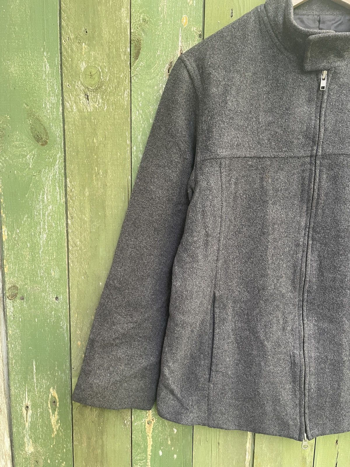 Designer × Japanese Brand Lautréamont Men Charcoal Wool Zip Jacket Size US M / EU 48-50 / 2 - 3 Thumbnail