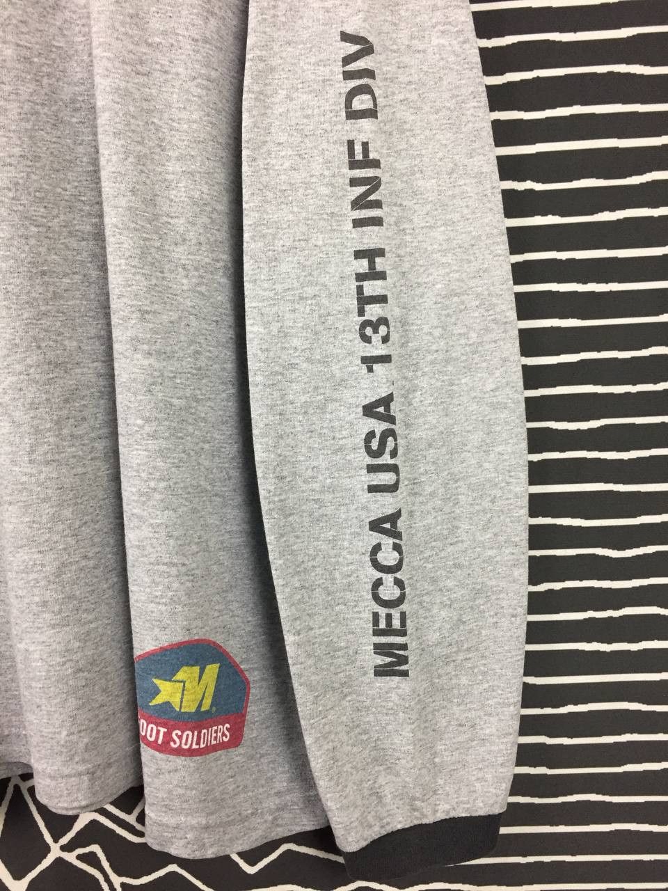 Mecca Vtg 90s Mecca Timberwolf USA 13th Inf Div Longsleeve Tee Size US L / EU 52-54 / 3 - 5 Thumbnail