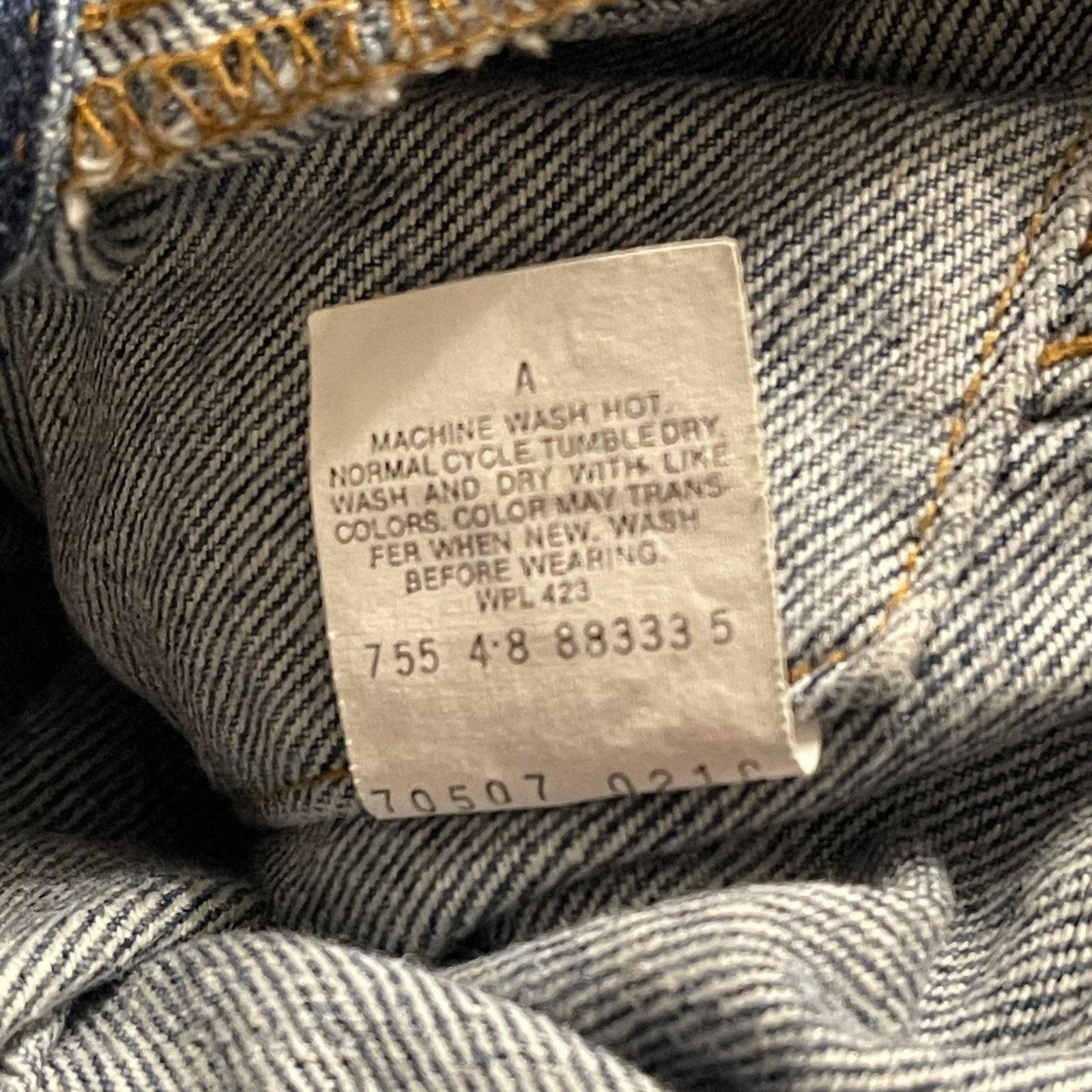 Levi's Vtg Levis Jacket Mens L Acid Wash Denim Trucker Made USA 90s Size US L / EU 52-54 / 3 - 9 Thumbnail