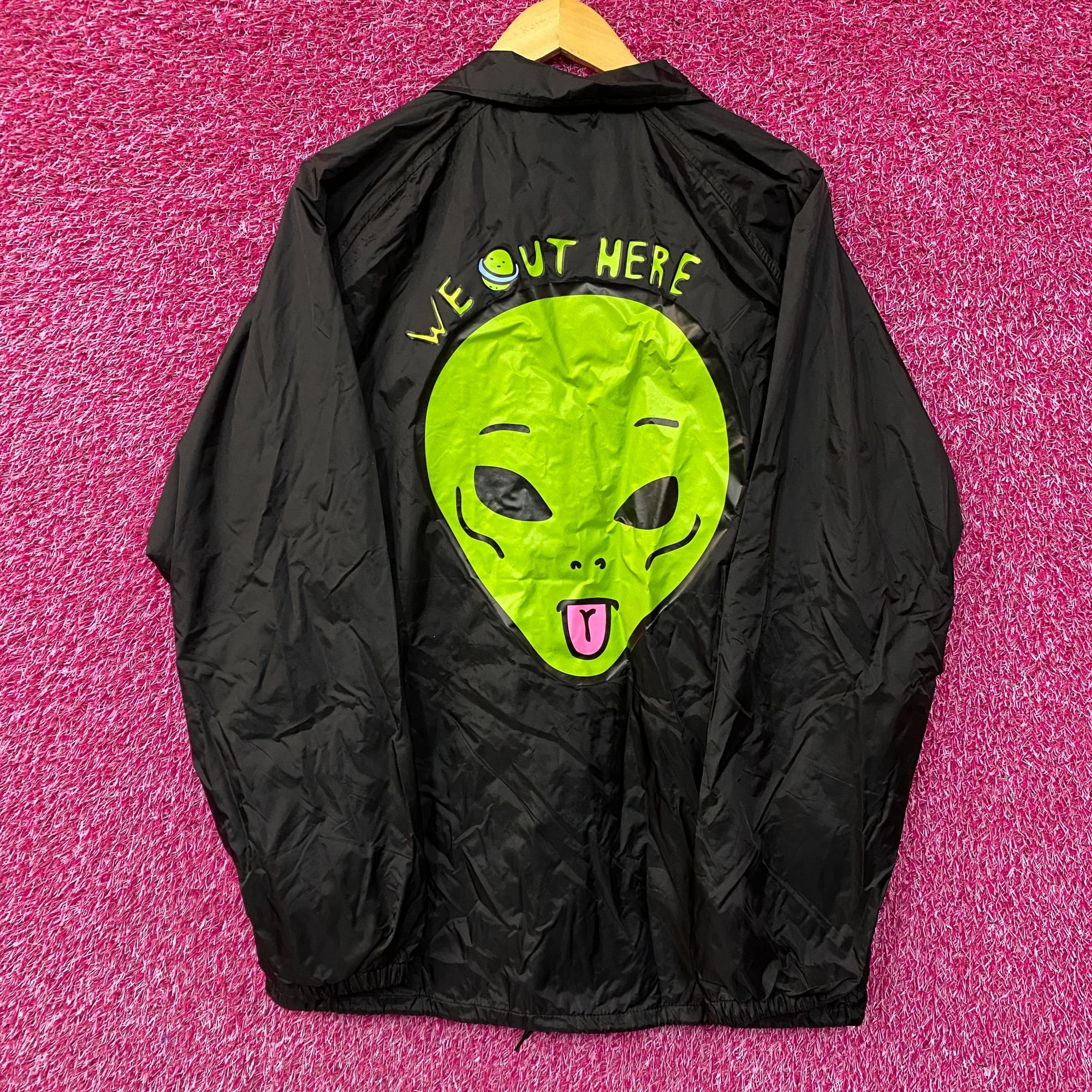 RIPNDIP RIPNDIP We're Outta Here! Alien Winbreaker size XL Size US XL / EU 56 / 4 - 1 Thumbnail