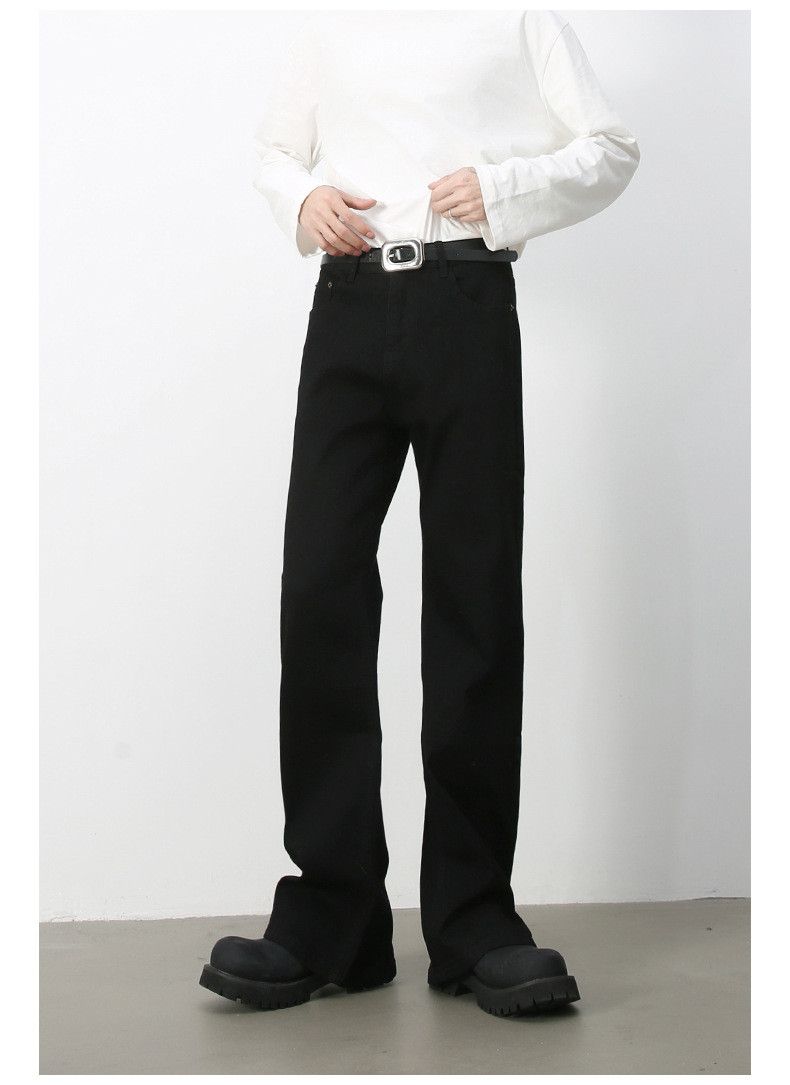 Japanese Brand × Jean Japanese retro solid color versatile flared casual jeans Size US 32 / EU 48 - 2 Thumbnail