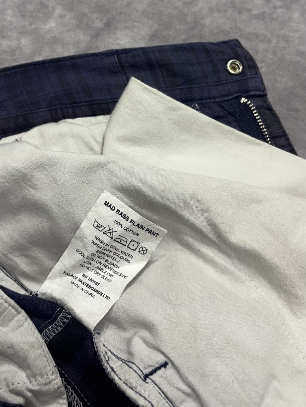 Palace Palace Mad Rass Plain Pant Blue (SS20) Size US 30 / EU 46 - 4 Thumbnail