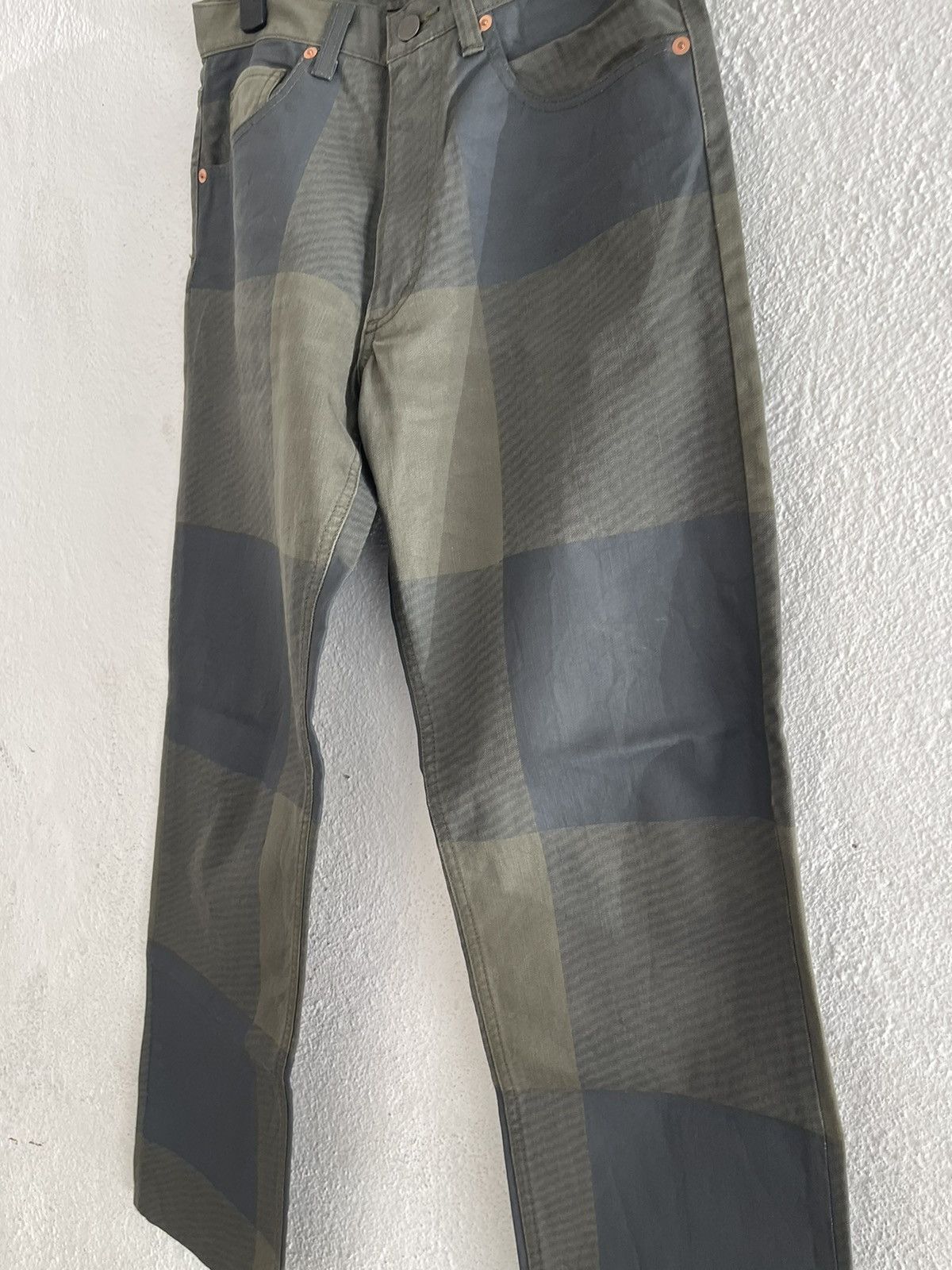 Japanese Brand Maniac Works Plaid Pants Size US 28 / EU 44 - 3 Thumbnail