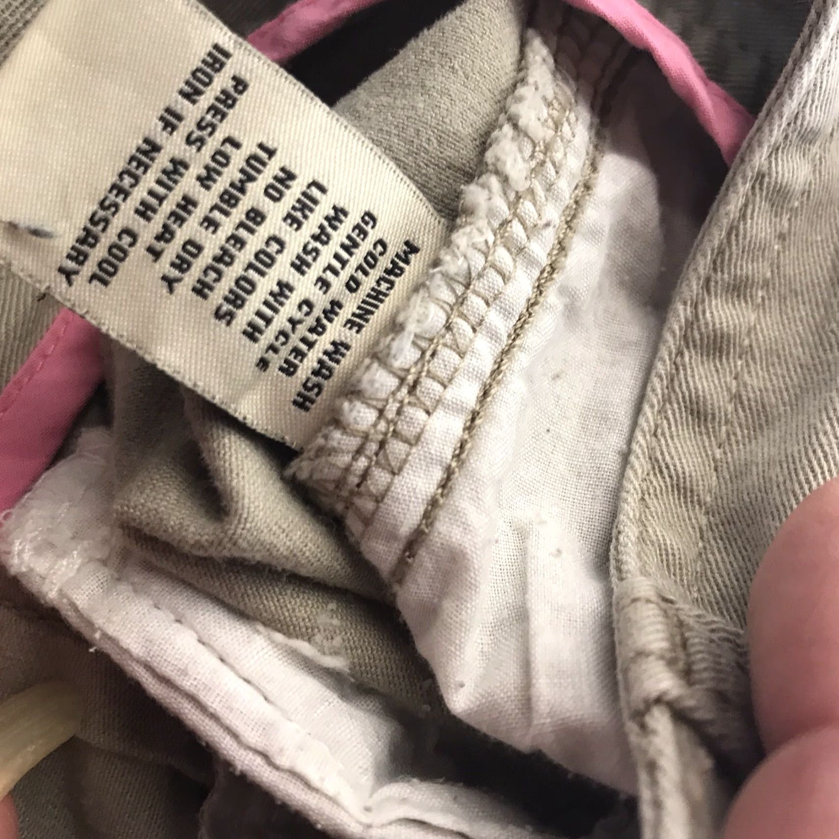 Polo Ralph Lauren VINTAGE Polo Jeans Co Ralph Lauren Women's Khaki Pants Size 12 Casual Workwear Straight Fit Lightweight Beige Size 34" / US 12 / IT 48 - 6 Thumbnail