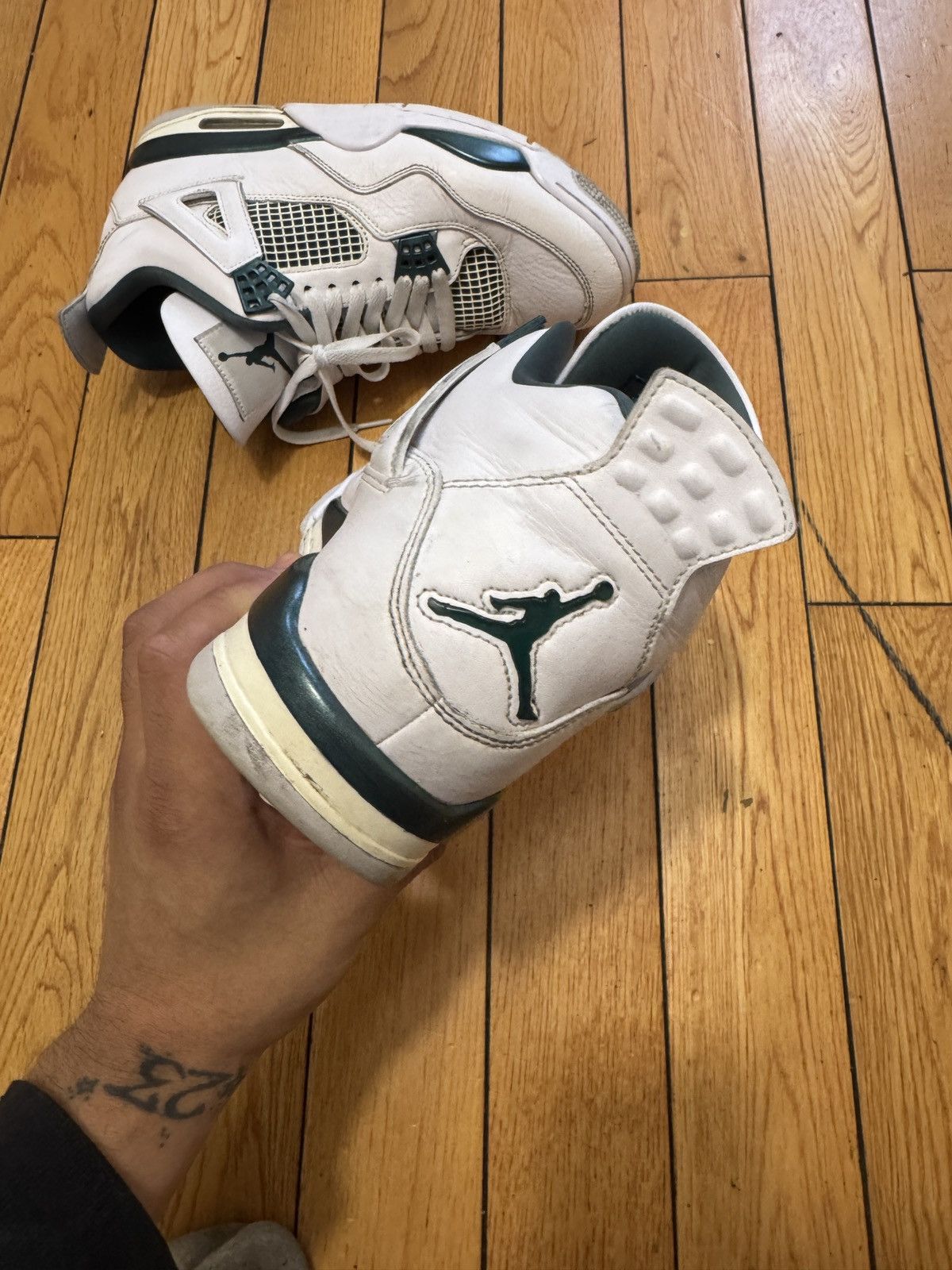Jordan Brand Air Jordan 4 "Oxidized Green" Size US 10 / EU 43 - 4 Thumbnail