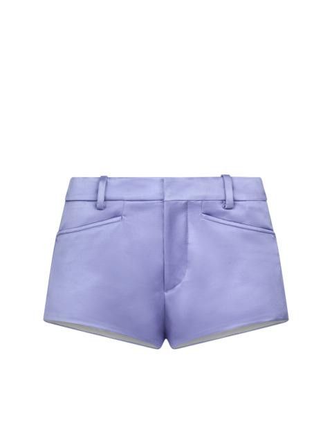 Tom Ford o1w1db10525 SH0054 Lustrous Mini Short in Purple Size 28" / US 6 / IT 42 - 1 Preview