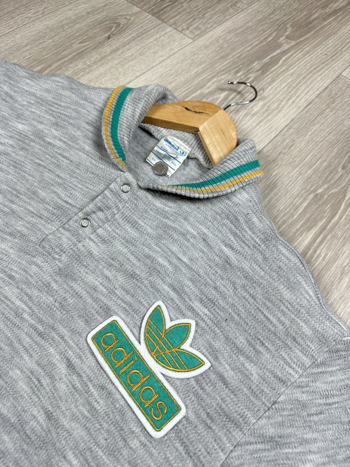 Adidas × Vintage Vintage 80s Adidas World Gymnastics Team Sweatshirt Size US S / EU 44-46 / 1 - 5 Thumbnail