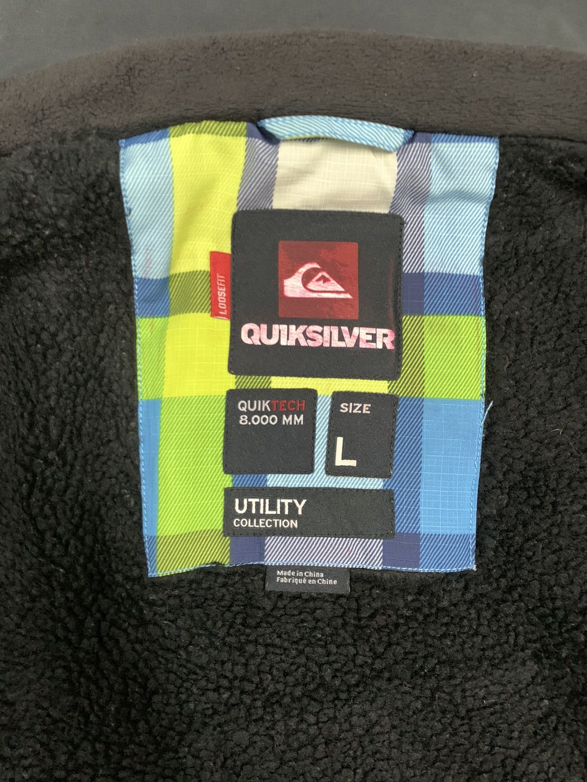 Quicksilver Quicksilver Quicktech Loose Fit Utility Snowboard Ski Jacket Size US L / EU 52-54 / 3 - 22 Thumbnail