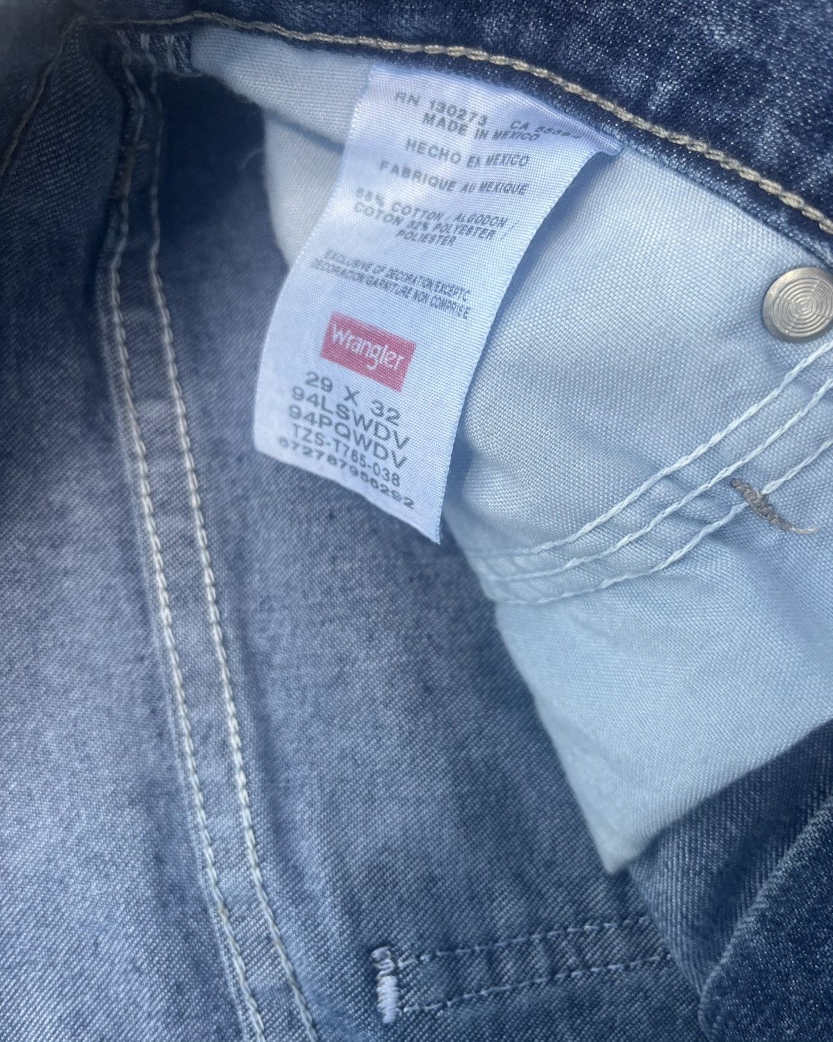 Wrangler Vintage Wrangler Denim Work Pants Size US 30 / EU 46 - 4 Thumbnail