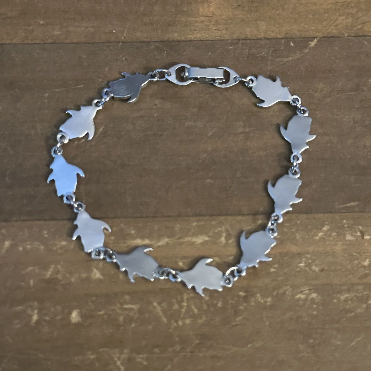 Other Silver tone abalone penguin link bracelet Size ONE SIZE - 6 Thumbnail