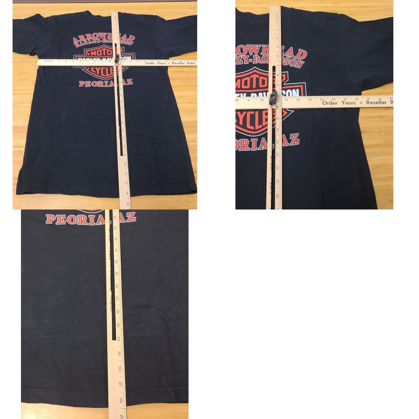 Harley Davidson VINTAGE Harley-Davidson Arrowhead Peoria AZ T-shirt Men M Black Cotton Logo 2006 Arizona Motorcycle Size US M / EU 48-50 / 2 - 8 Thumbnail