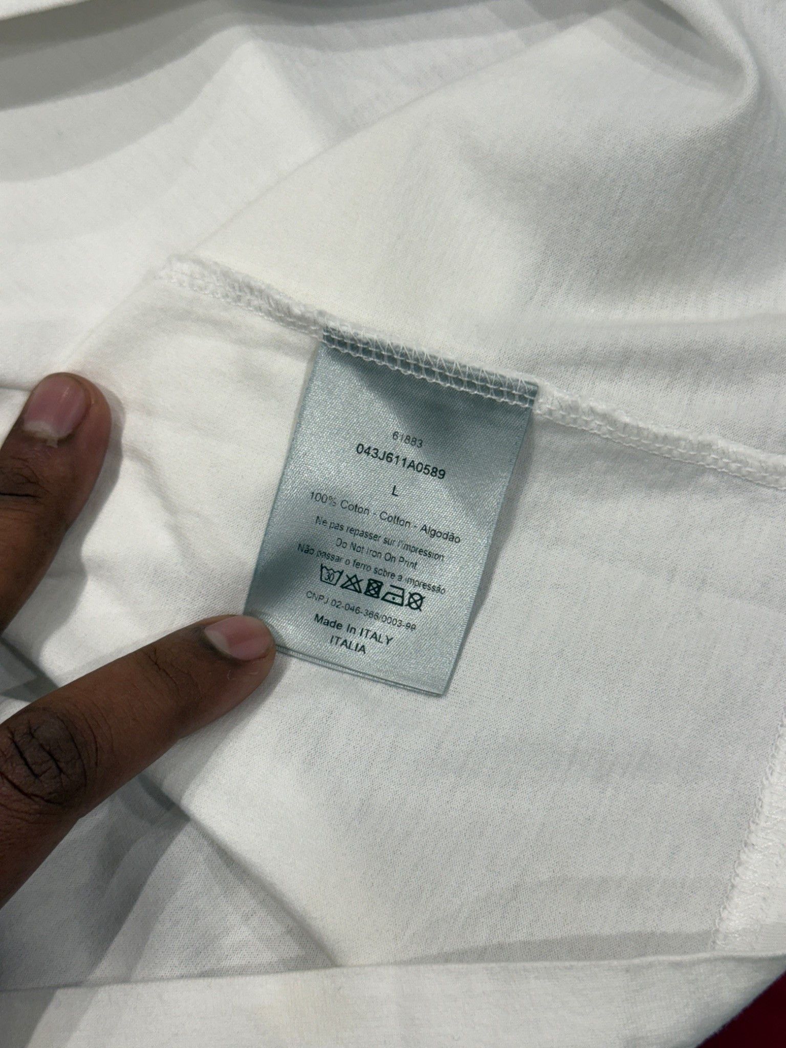 Dior Dior Atelier Long Sleeve White Size US L / EU 52-54 / 3 - 6 Thumbnail