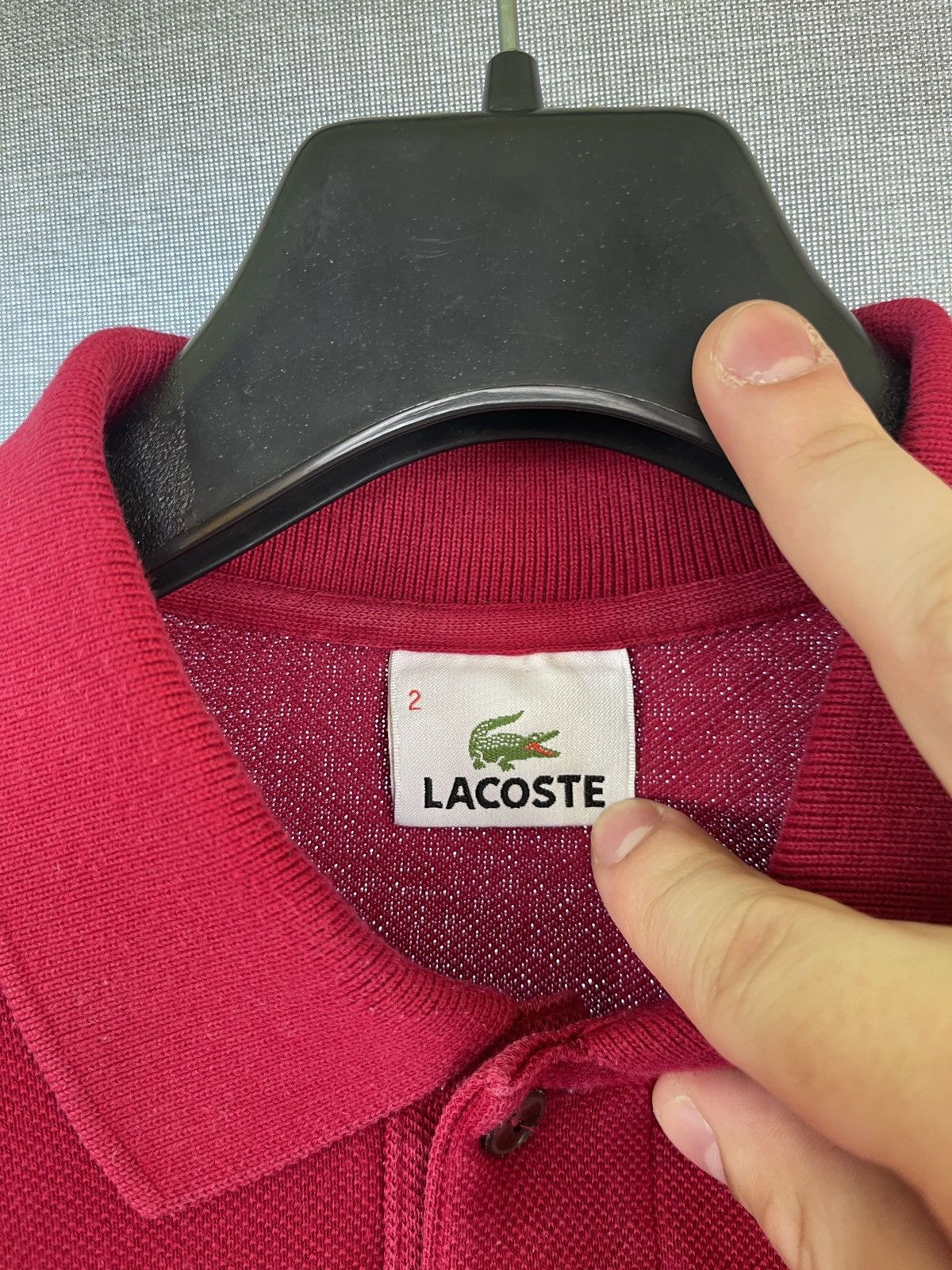 Lacoste × Vintage Vintage Y2K Lacoste Polo Rugby Long Sleeve Mens 90s Size US S / EU 44-46 / 1 - 6 Thumbnail