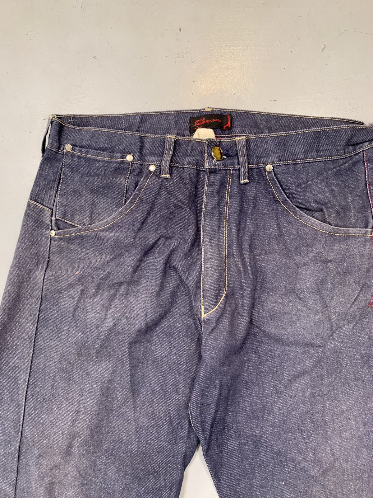 Levi's Vintage Levi’s engineer jeans denim Size US 34 / EU 50 - 4 Thumbnail