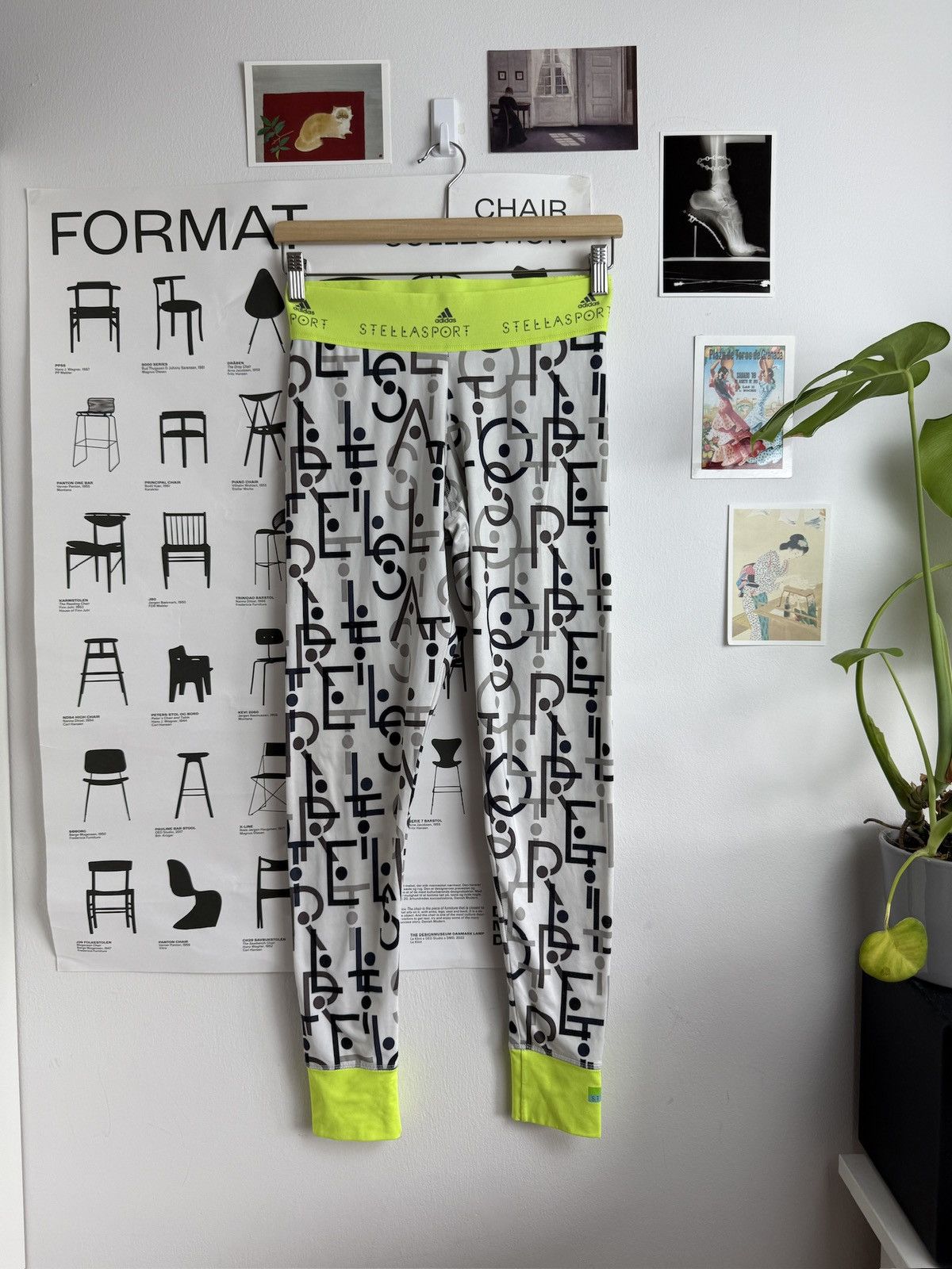 Adidas × Stella McCartney Adidas x Stella McCartney monogram leggings sportswear rare Size 27" / US 4 / IT 40 - 1 Thumbnail