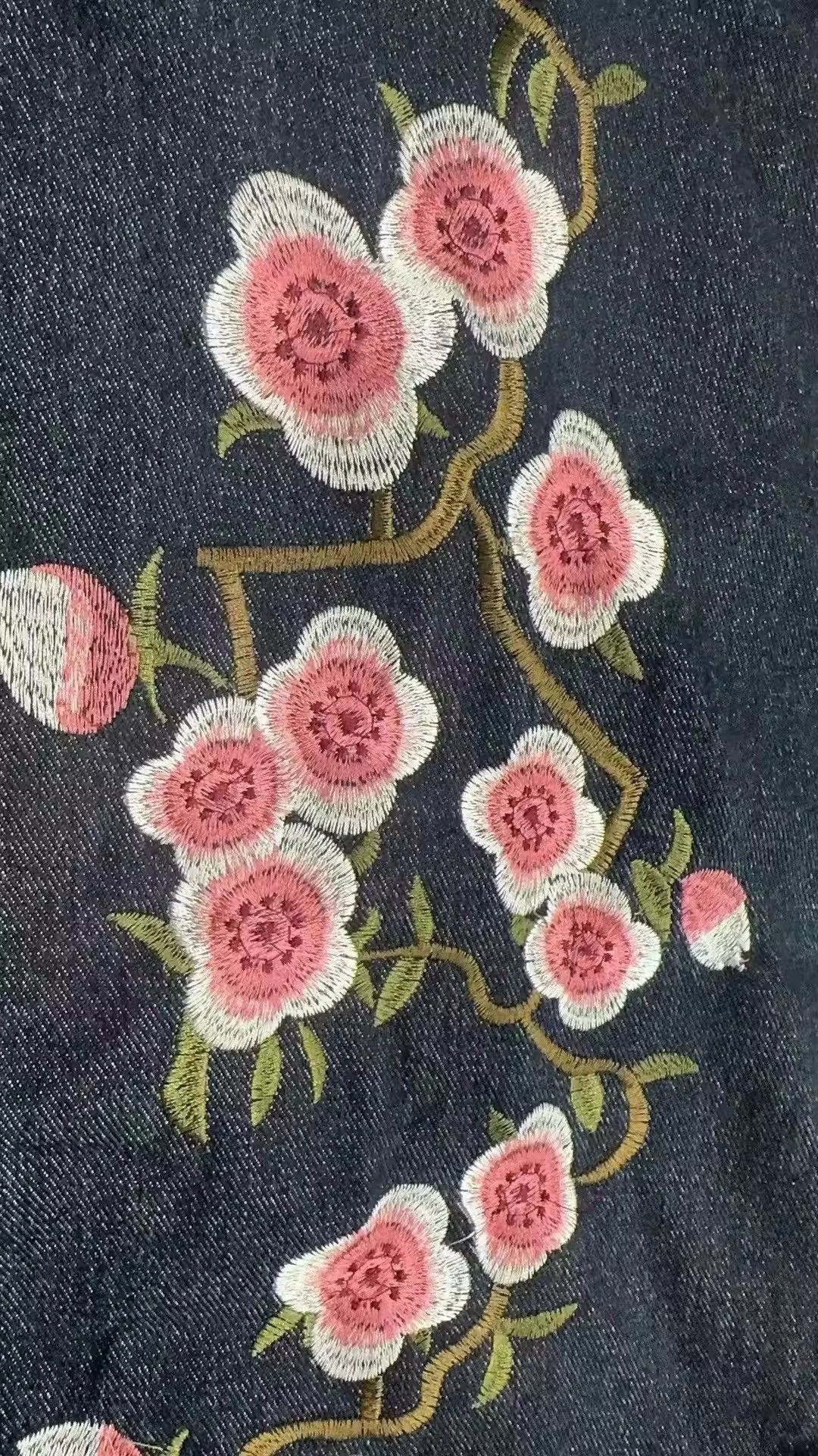 Jean Y2k cherry blossom print pattern baggy jeans Size US 31 - 7 Thumbnail