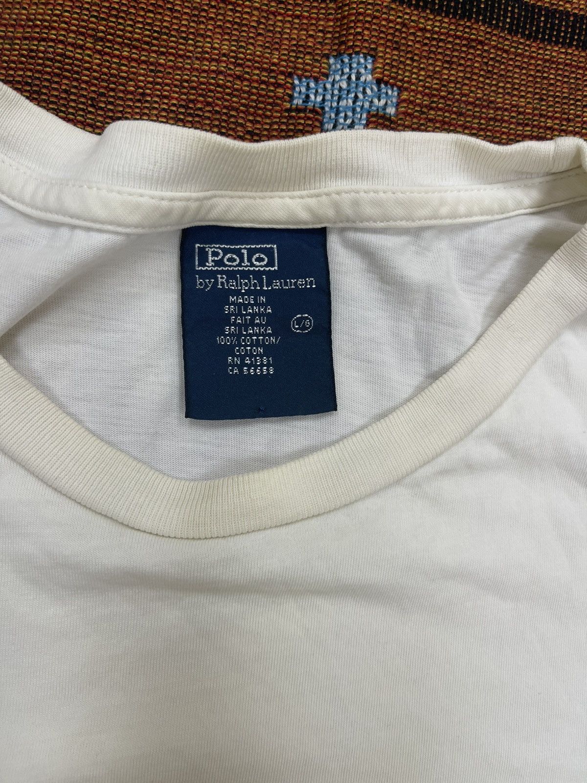 Polo Ralph Lauren × Vintage 90s POLO RALPH LAUREN FISHING BEAR TEE Size US L / EU 52-54 / 3 - 5 Thumbnail