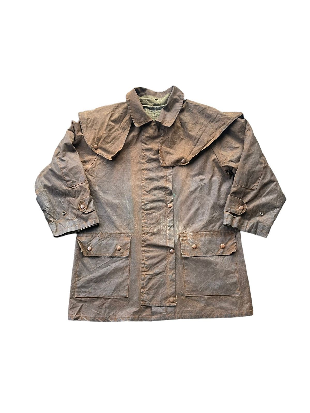 Vintage Vintage Unknown Military Wax Deck Jacket Size US L / EU 52-54 / 3 - 1 Thumbnail