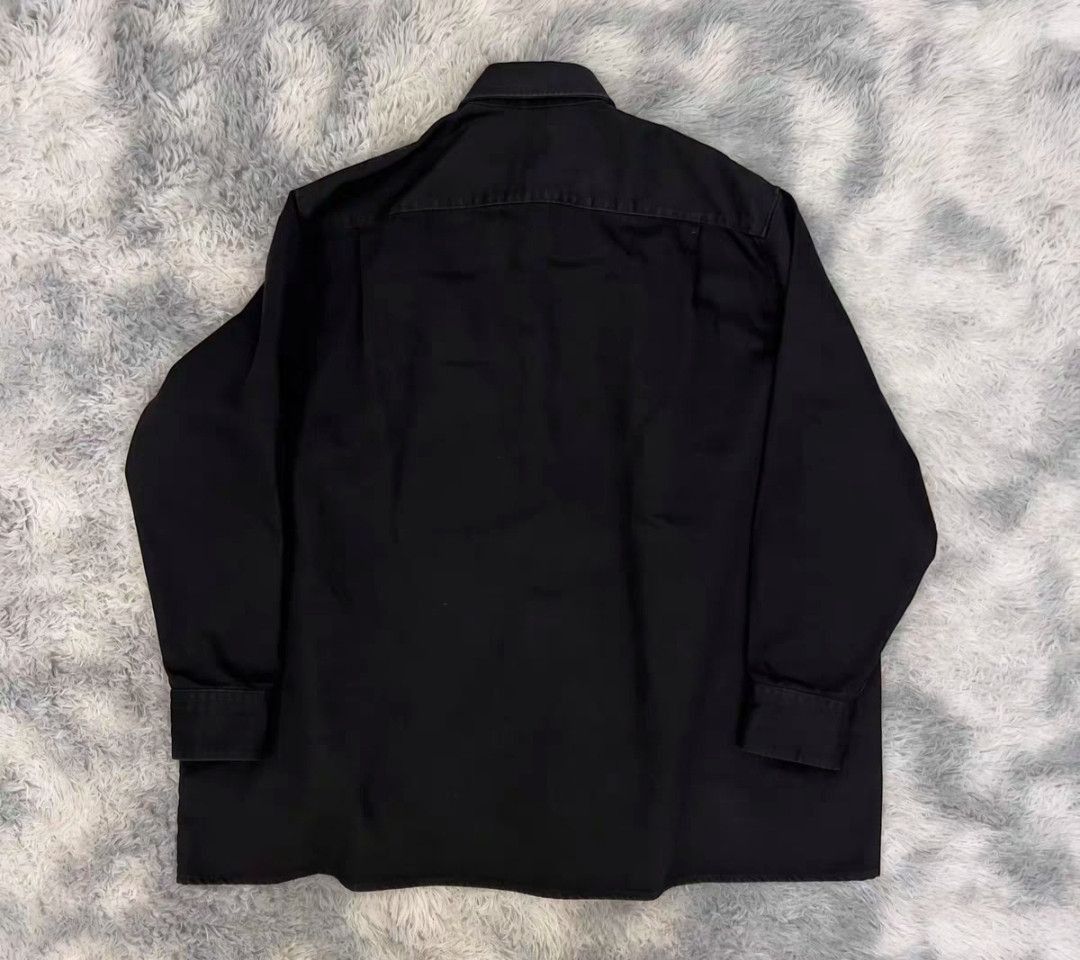 Raf Simons Rafsimons 19ss silhouette portrait leather denim jacket-250 Size US S / EU 44-46 / 1 - 3 Thumbnail