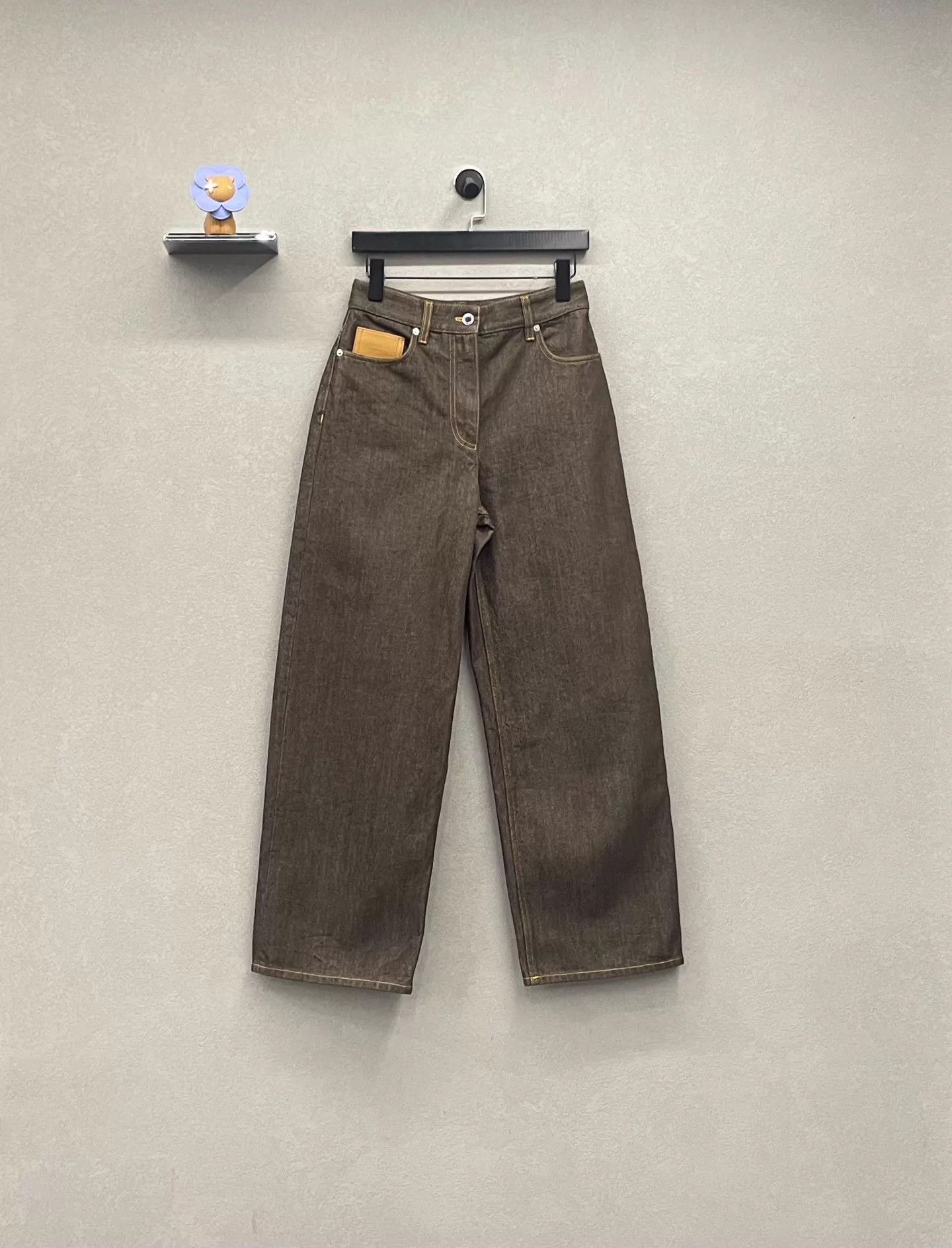 Louis Vuitton LV 26 New Brown Denim Naomi Osaka x 34 Jeans Size 25" / US 0 / IT 36 - 2 Thumbnail
