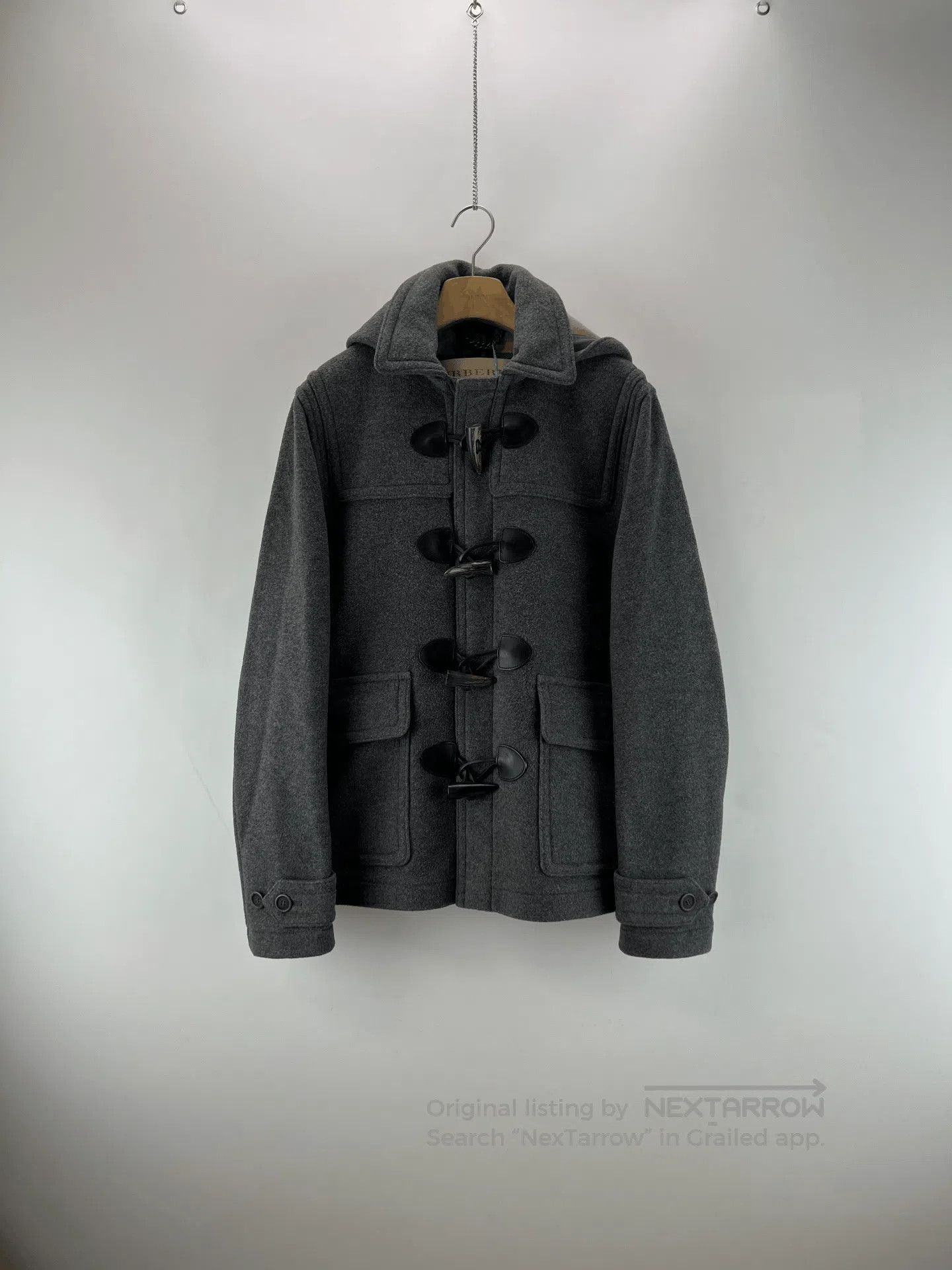 Burberry Burberry Brit Gray Wool Coat M. Size US M / EU 48-50 / 2 - 1 Thumbnail