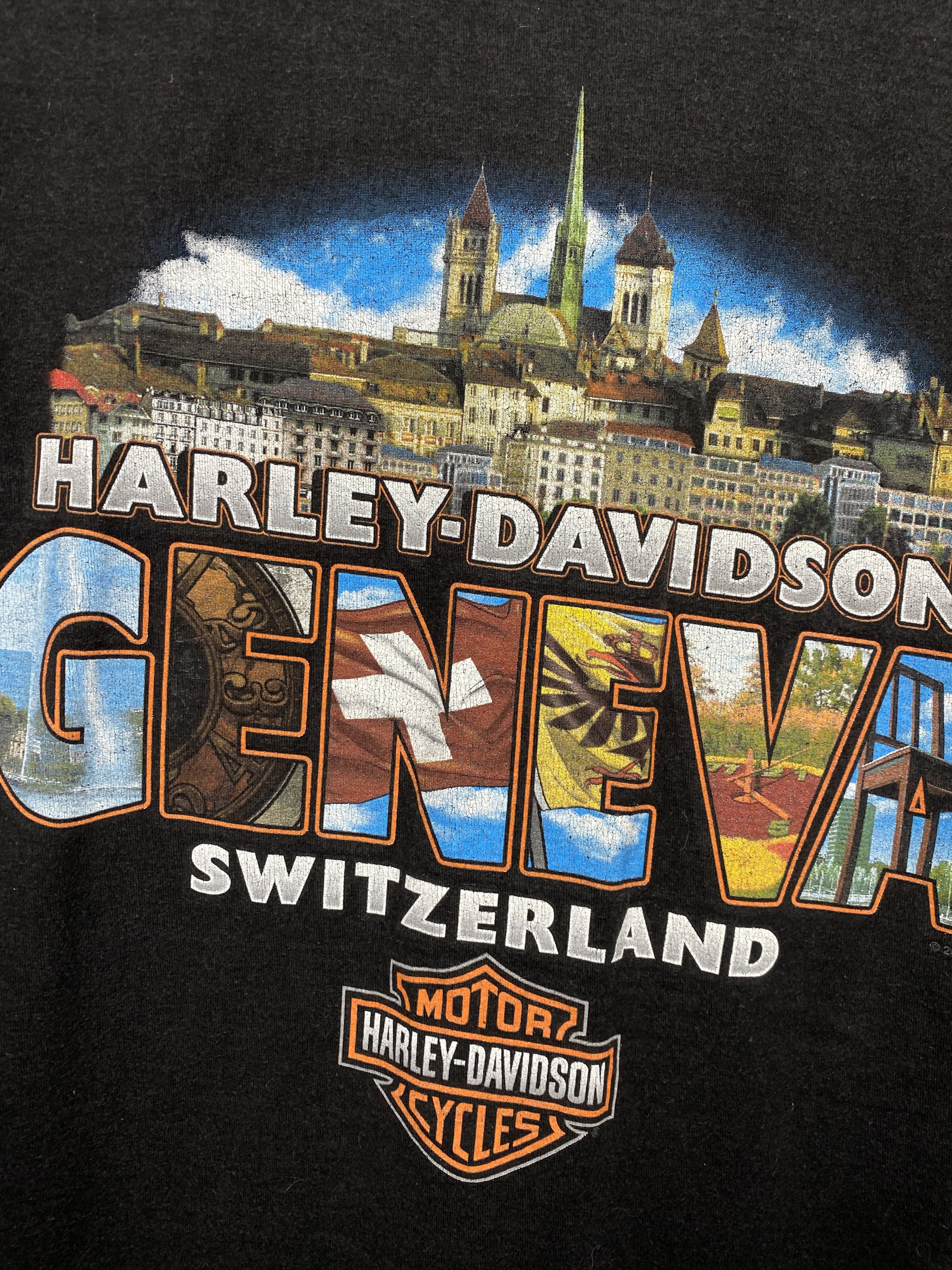 Harley Davidson Harley Davidson Switzerland Vintage Mens Crew Neck T-Shirt Size US S / EU 44-46 / 1 - 3 Thumbnail
