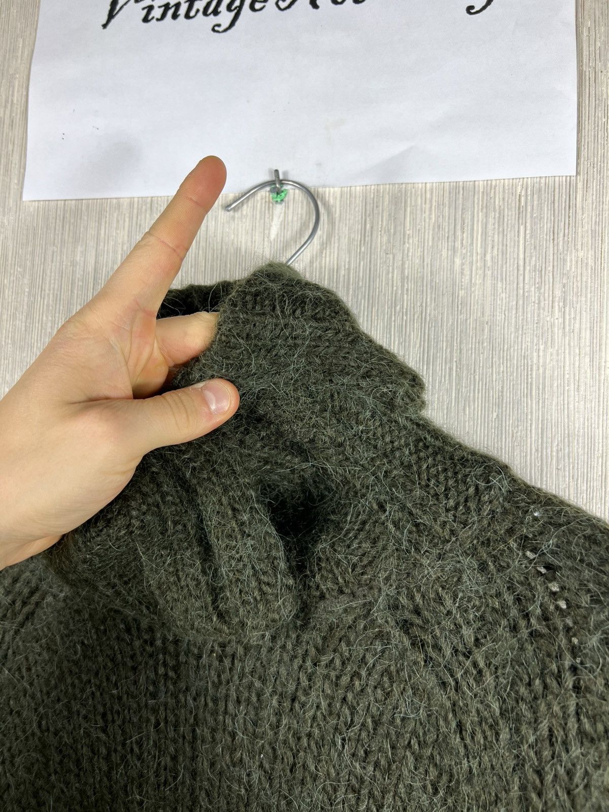 Diesel Vintage Diesel heavy wool alpaca turtleneck sweater gothic Size US M / EU 48-50 / 2 - 18 Thumbnail