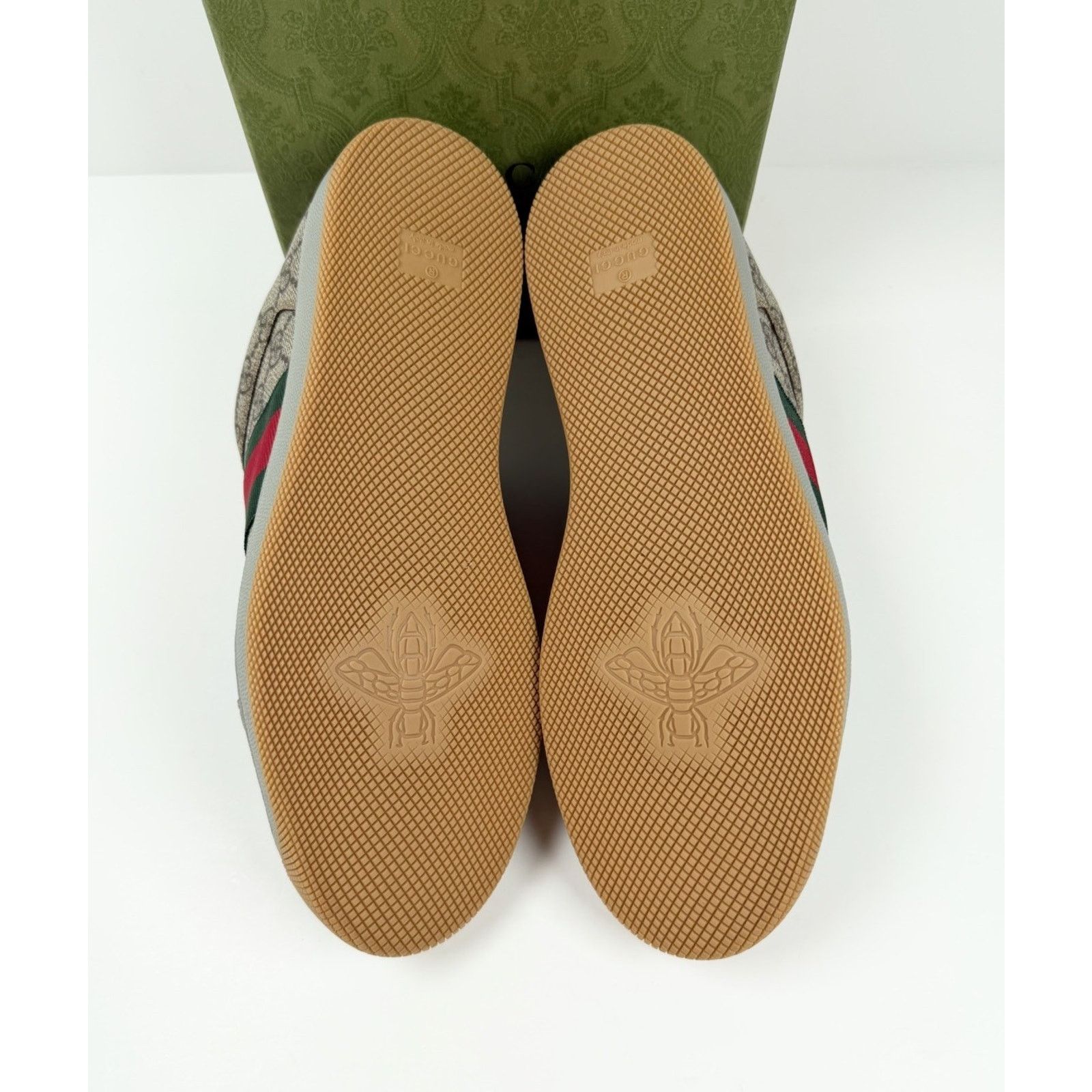 Gucci Size 8.5US - Gucci Screener Beige Monogram NEW/RETAIL $1.1K! Size US 8.5 / EU 41-42 - 7 Thumbnail