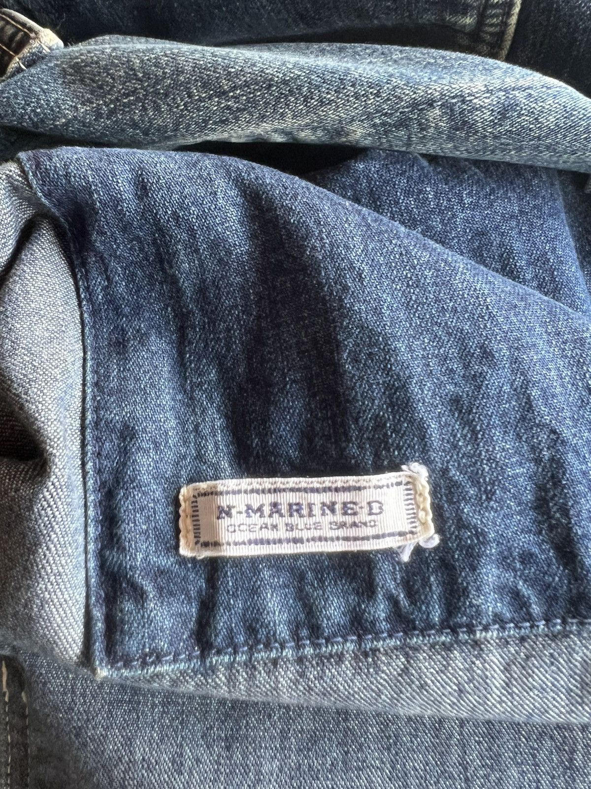 45rpm Archive 45rpm NMD Ocean Blue Patina Denim Chore Jacket Size US XL / EU 56 / 4 - 20 Thumbnail