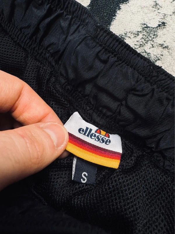 Ellesse Ellesse rustling tracksuit pants black S logo Size US 36 / EU 52 - 4 Thumbnail