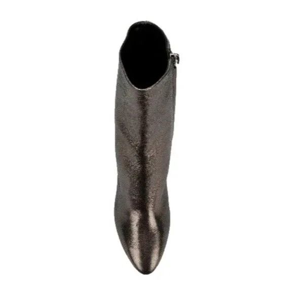 Saint Laurent Paris Saint Laurent Lou Ankle Boot 36 6 Metallic Leather Gun Metal Size US 6 / IT 36 - 13 Thumbnail