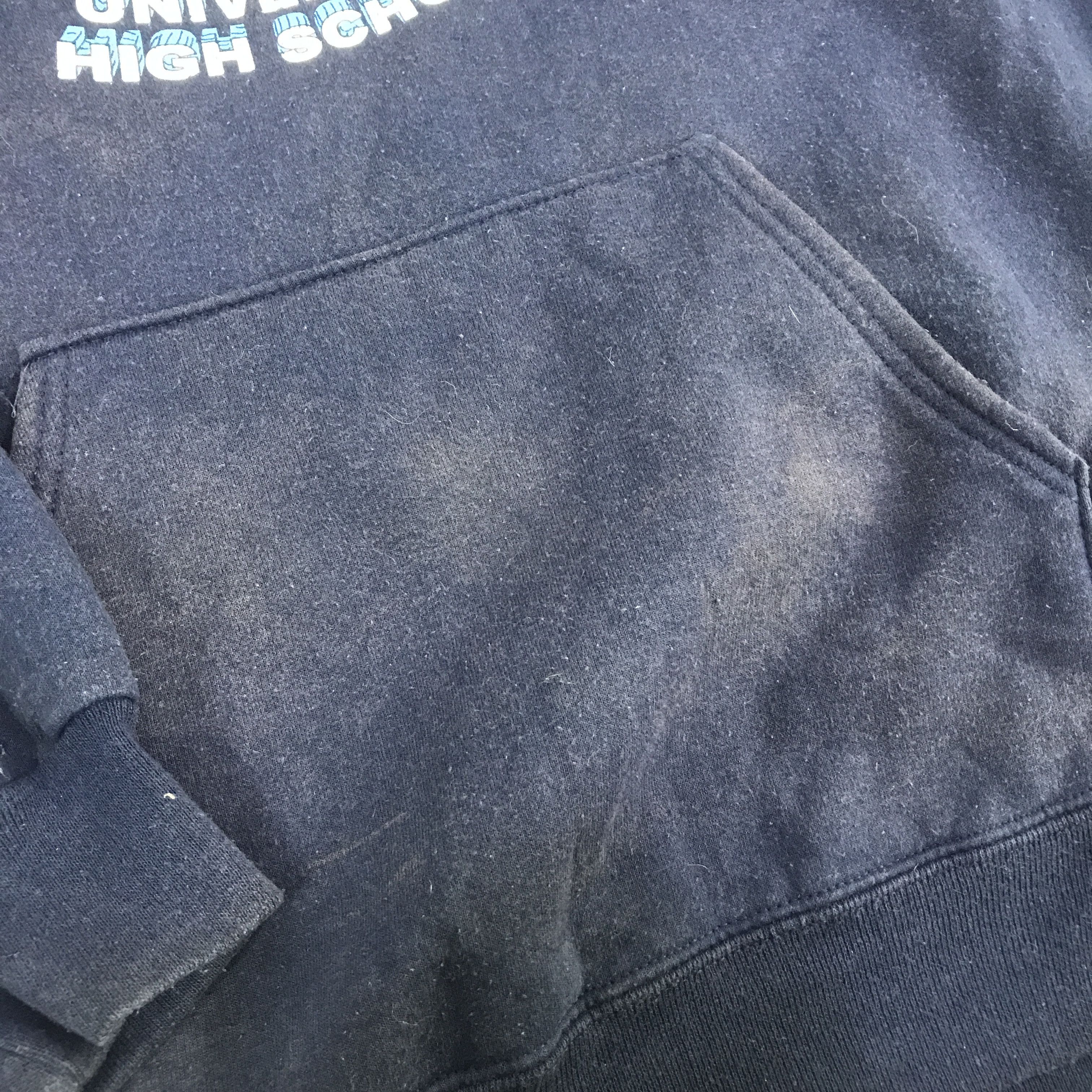 Vintage DREAM BIG UNIVERSITY HIGH SCHOOL FADED HOODIE K126B15 Size US L / EU 52-54 / 3 - 12 Thumbnail