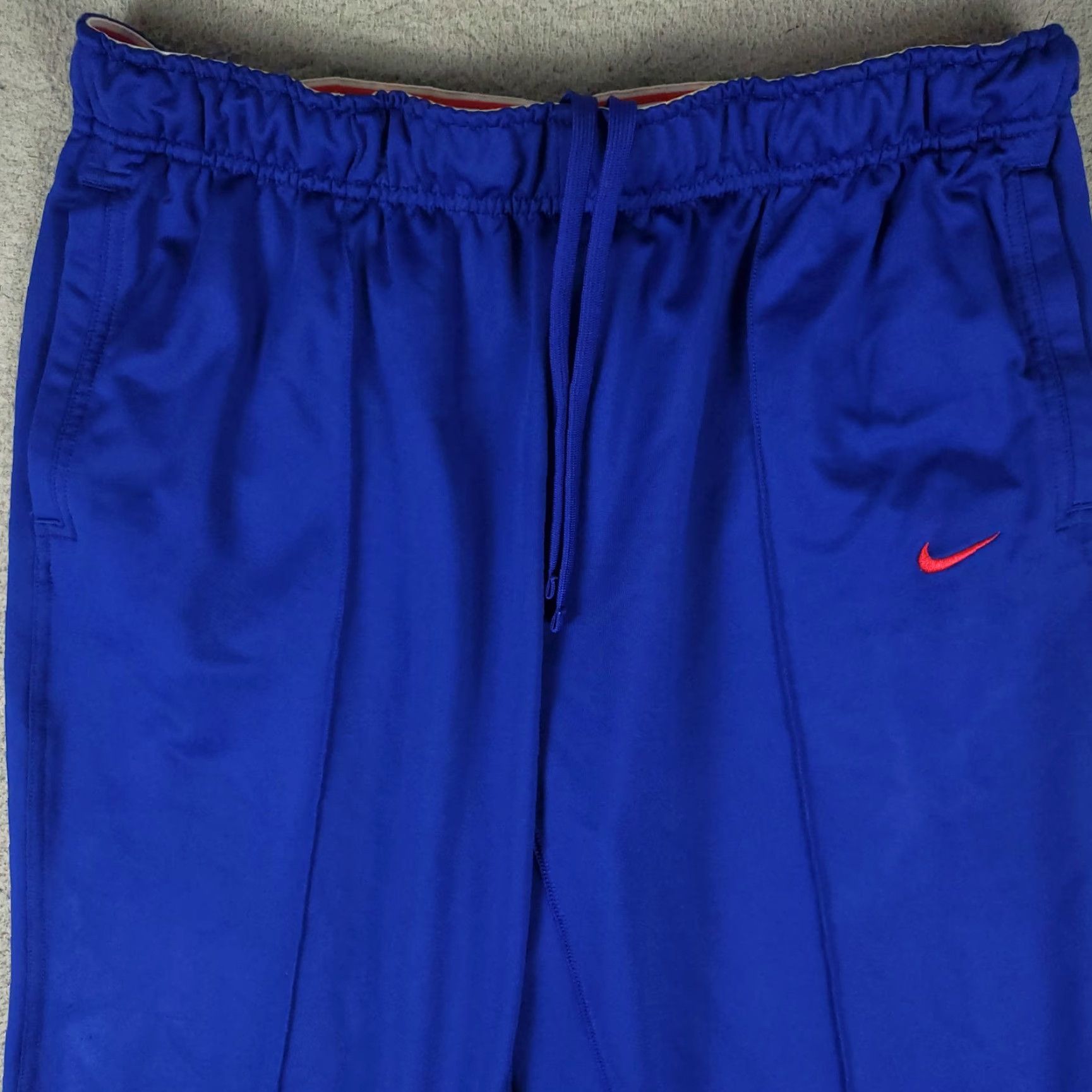 Nike Nike Pants Mens Large Blue Dri Fit Swoosh Running Track Sweatpants Jogger * Size US 33 - 2 Thumbnail