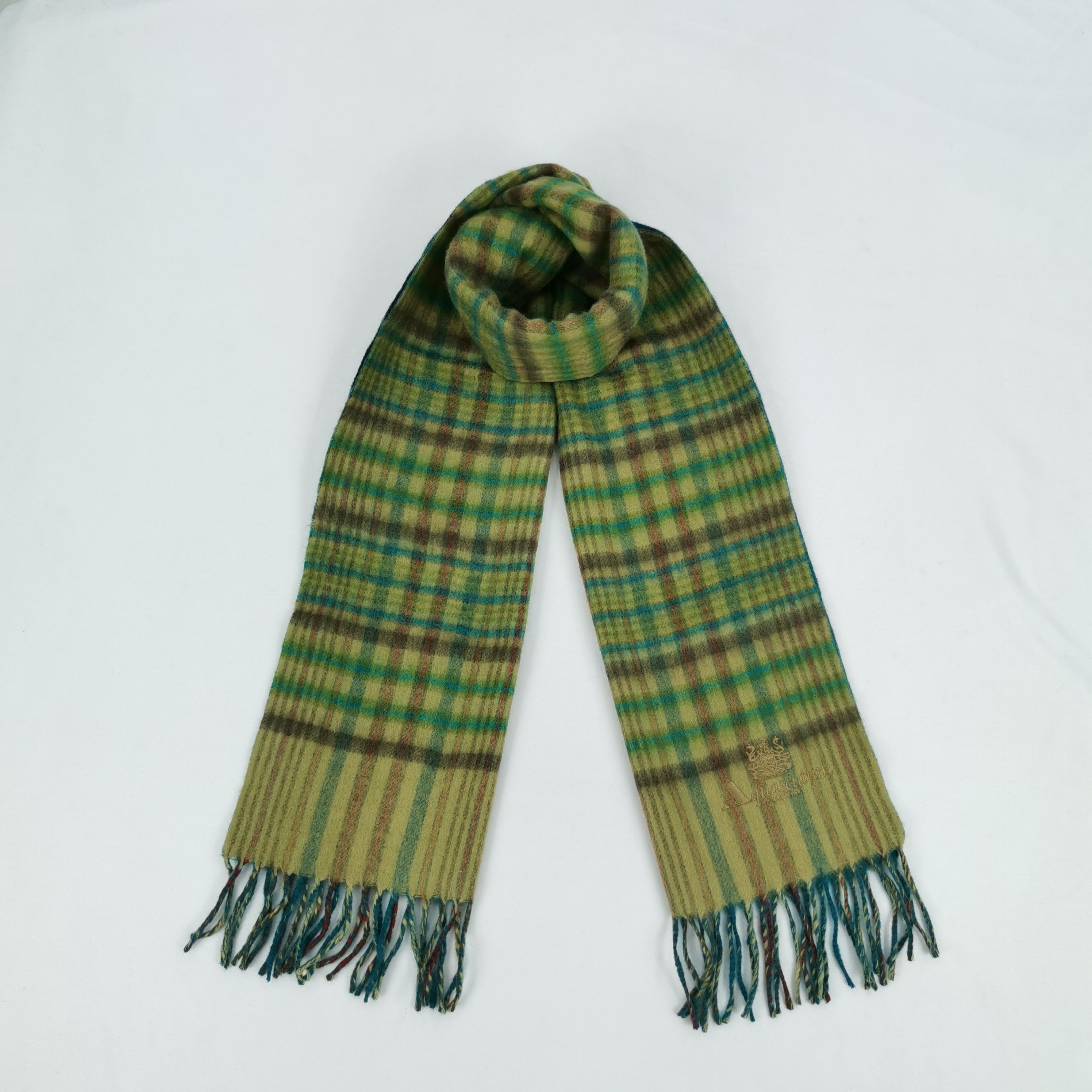 Aquascutum Vintage Aquascutum Scarf Muffler Wool Scarves Size ONE SIZE - 1 Thumbnail