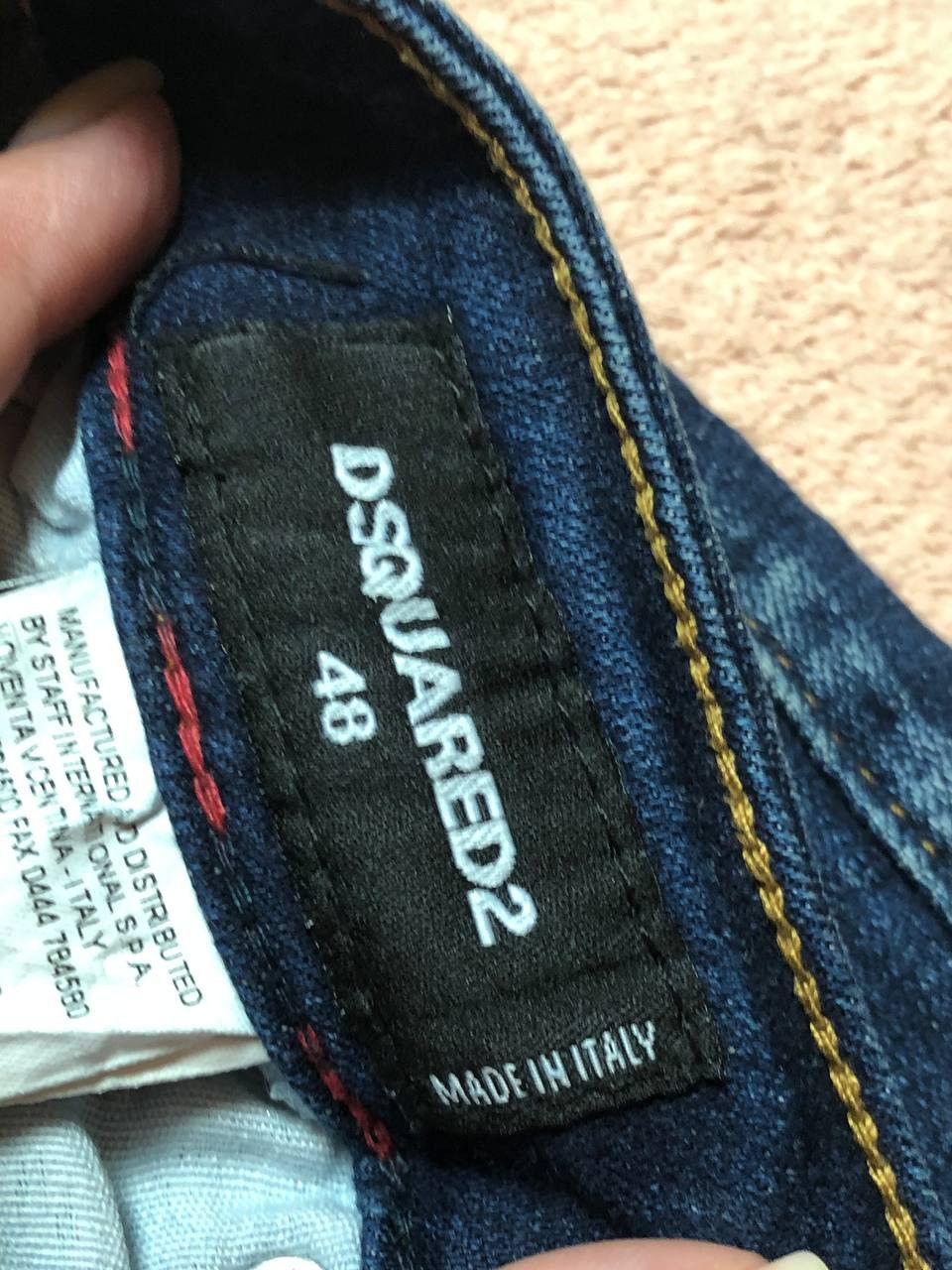 Dsquared2 DSQUARED2 blue jeans crazy Y2K logo made in Italy Size US 32 / EU 48 - 2 Thumbnail