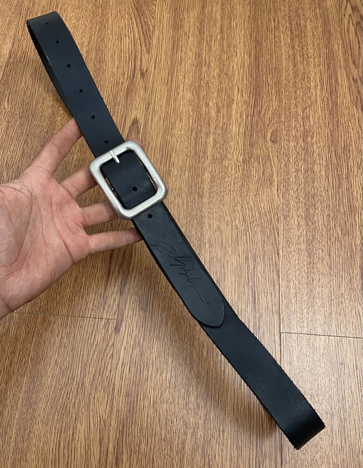 Yohji Yamamoto Yohji yamamoto classic leather belt Size ONE SIZE - 4 Thumbnail