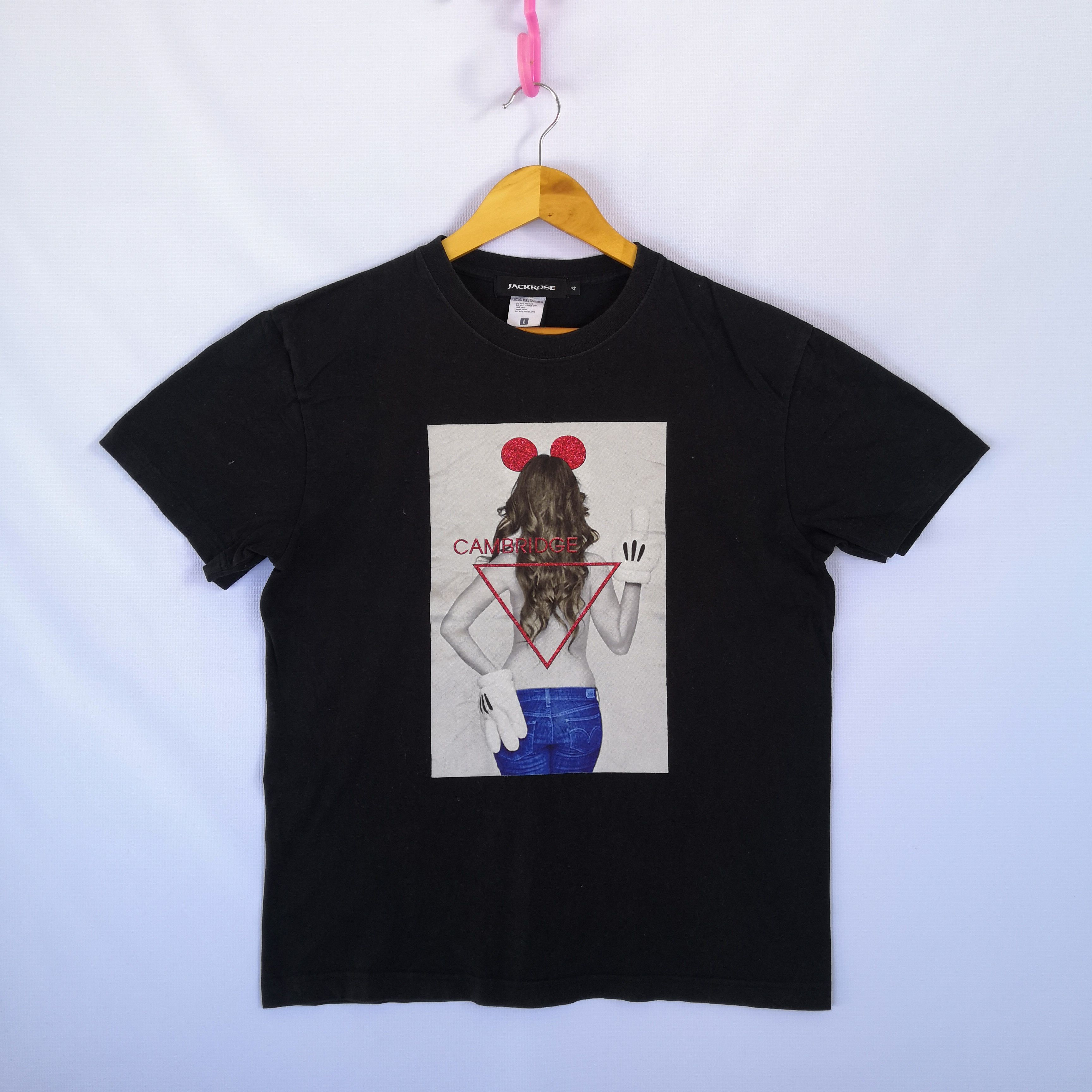 Japanese Brand Y2K Jackrose T-Shirt Cambridge Mickey Fuck 56789 Size US M / EU 48-50 / 2 - 2 Thumbnail